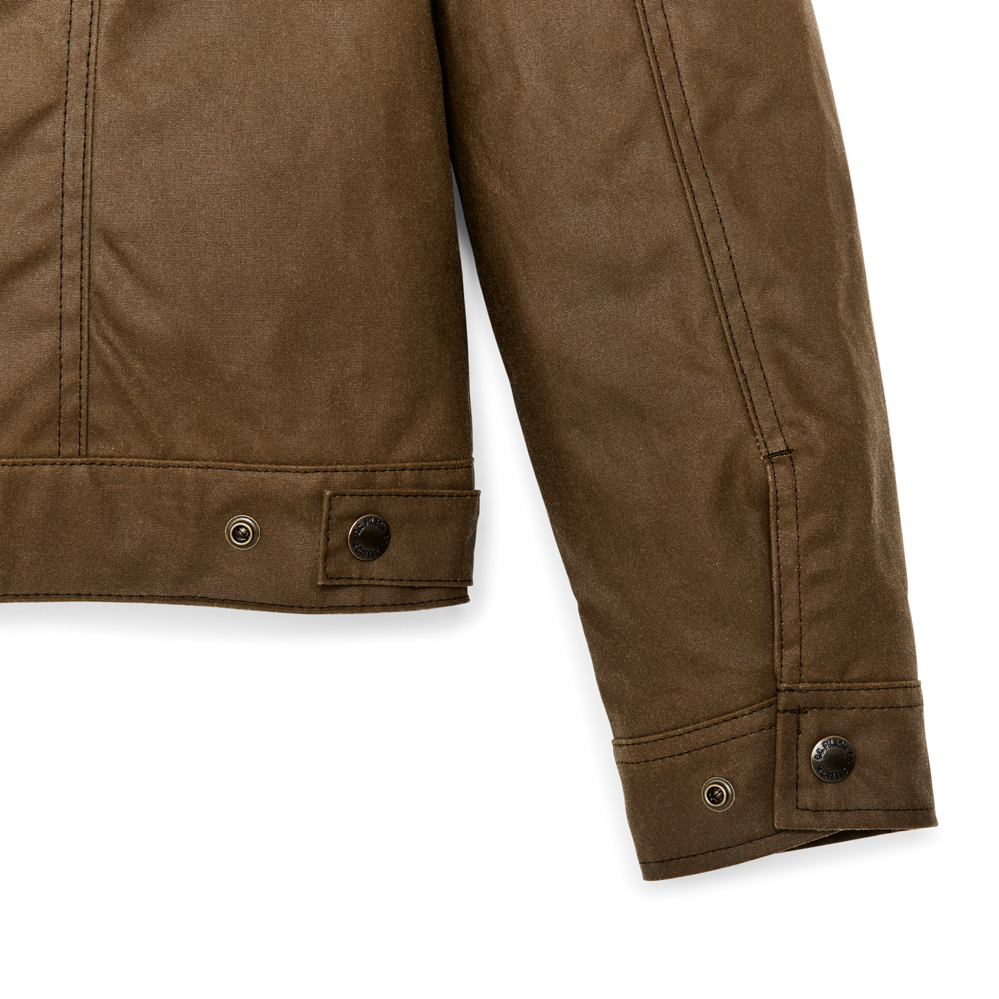 Alternate view of the Filson Women's Short Lined Cruiser Jacket - Dark Tan