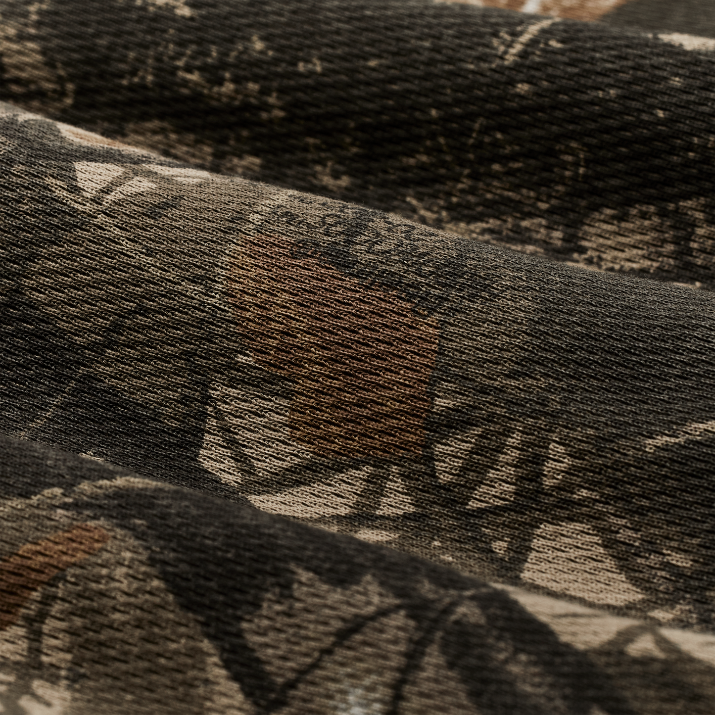 Alternate view of the Filson Waffle Knit Thermal Crewneck - Realtree Hardwoods Camo