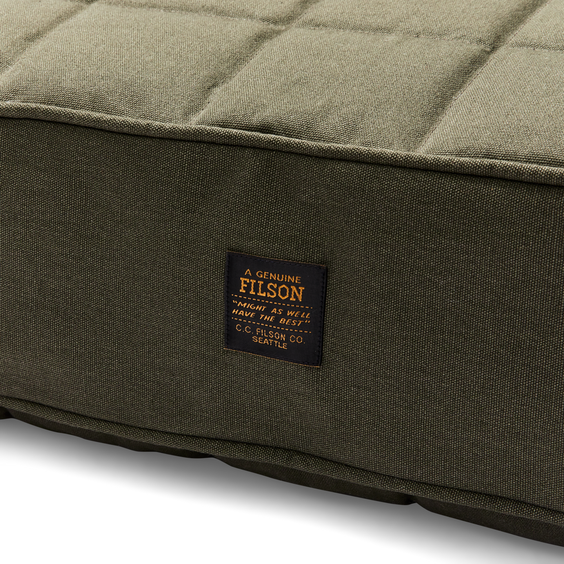 Alternate view of the Filson Medium Dog Bed - Otter Green