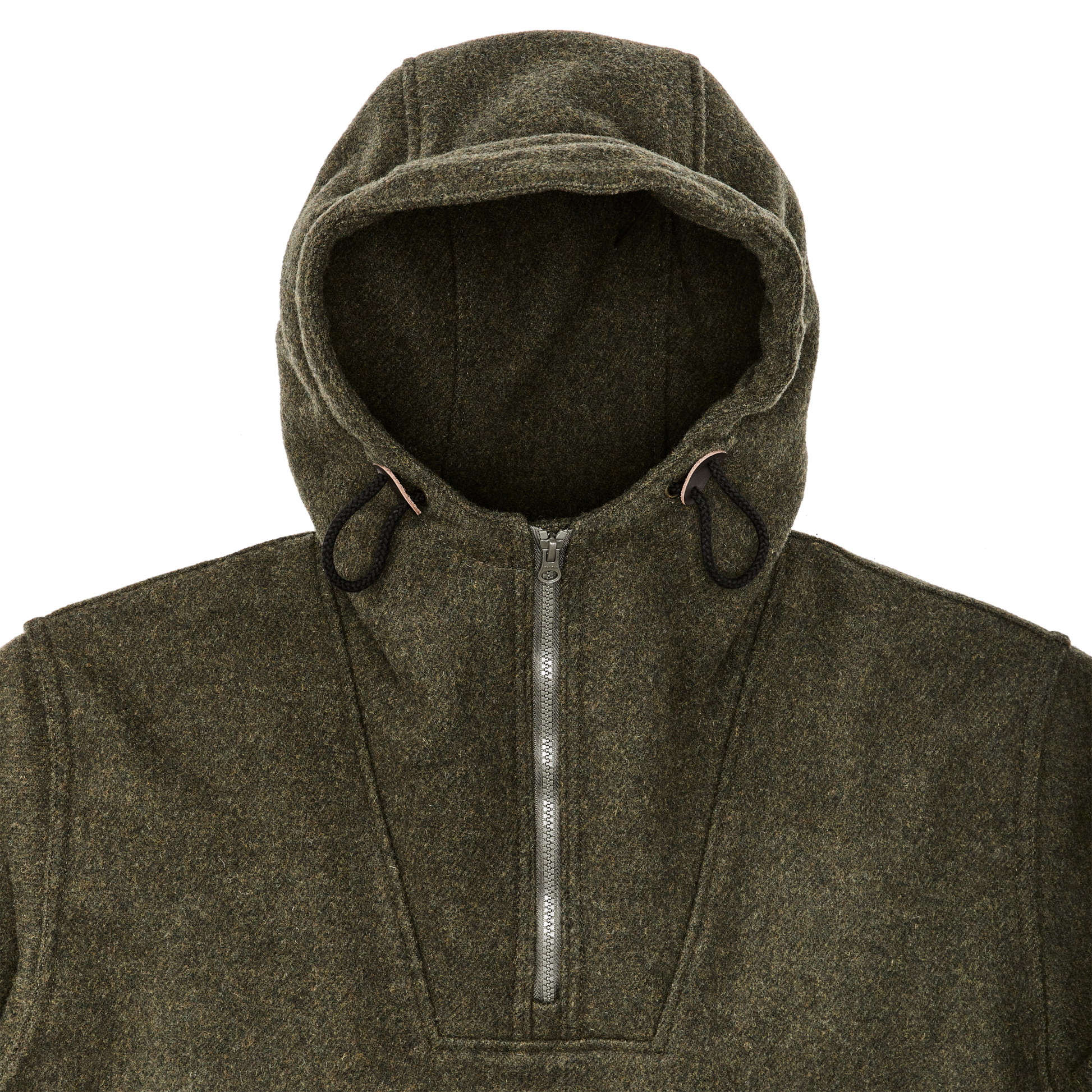 Alternate view of the Filson Mackinaw Wool Anorak - Forest Green