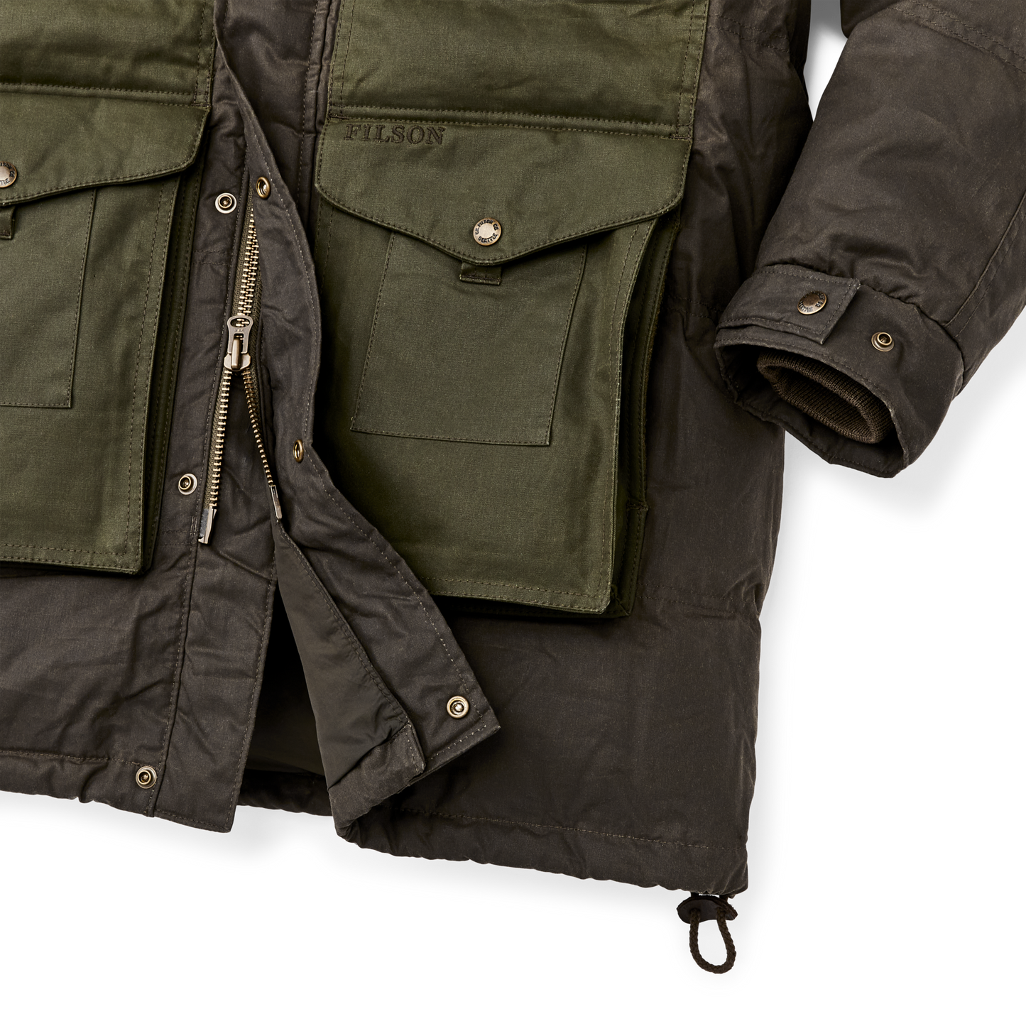 Alternate view of the Filson Down Cruiser Parka - Otter Green