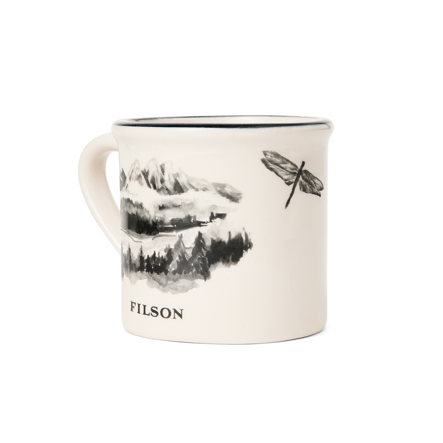 Alternate view of the Filson Stoneware Mug - Natural / Trout