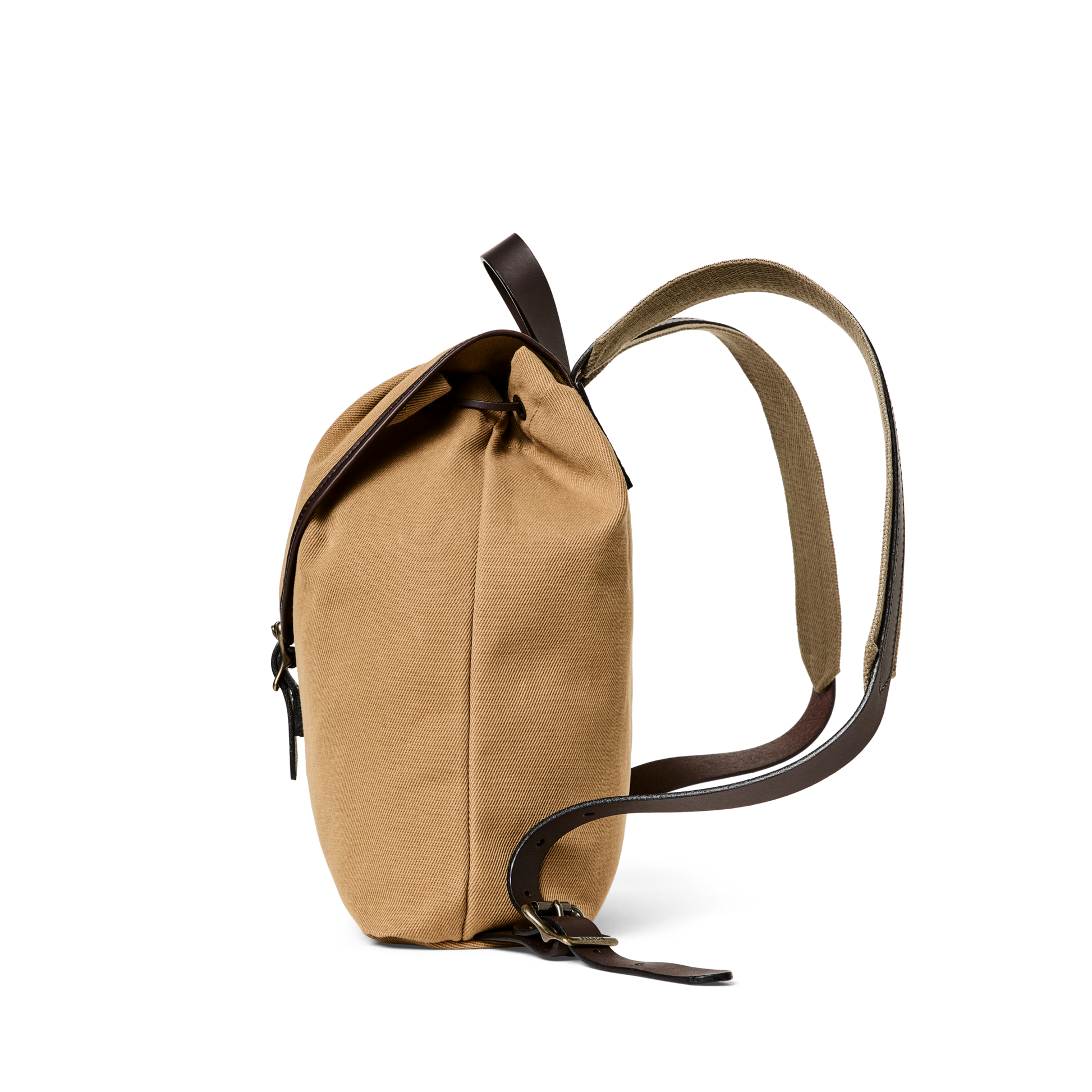 Alternate view of the Filson Rugged Twill Drawstring Backpack - Tan