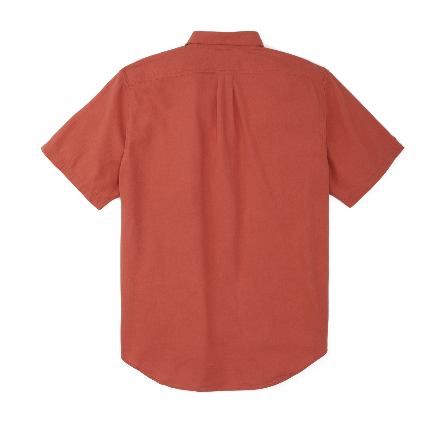 Alternate view of the Filson Short Sleeve Lightweight Alaskan Guide Shirt  - Cedar Red