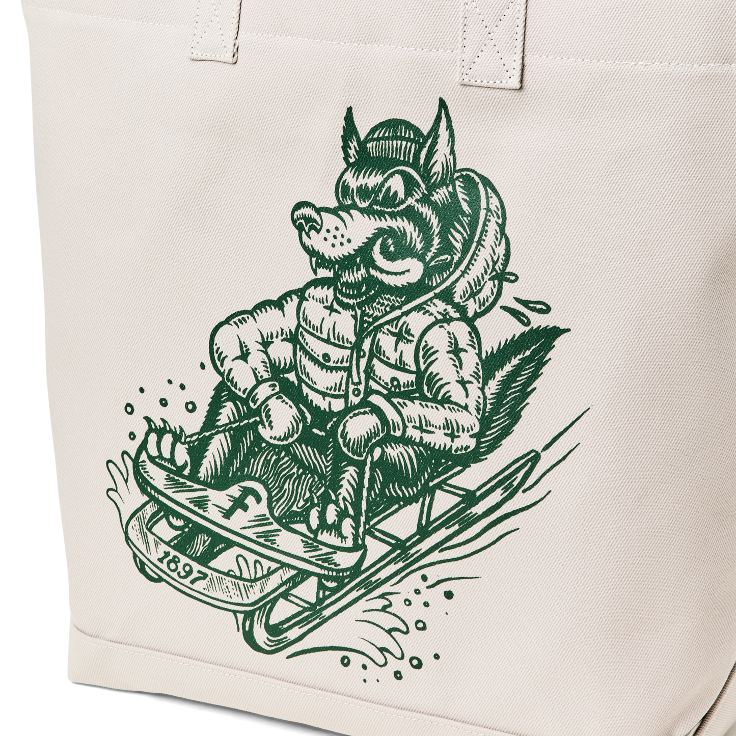 Alternate view of the Filson Kyler Martz Graphic Utility Tote - Twine / Wolf