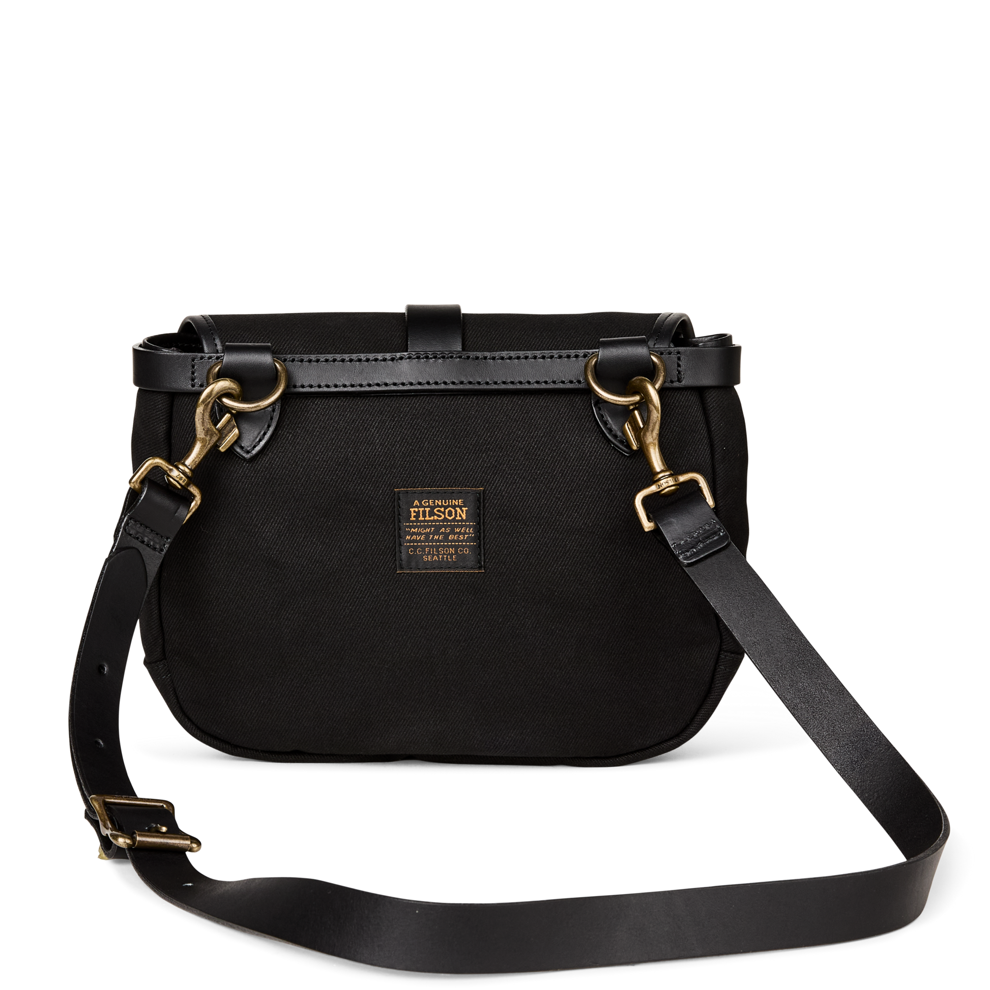 Alternate view of the Filson Rugged Twill Xs Field Bag - Black