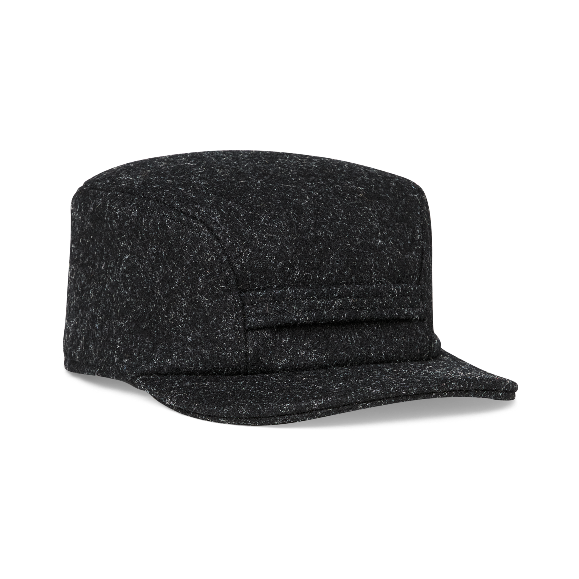 Front-facing image of the Filson Mackinaw Wool Cap - Charcoal