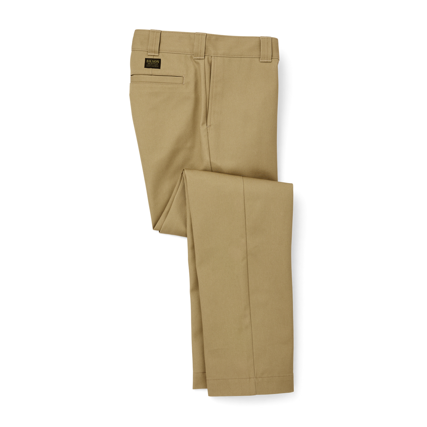 Front-facing image of the Filson Anchorage Work Pants - Gray Khaki