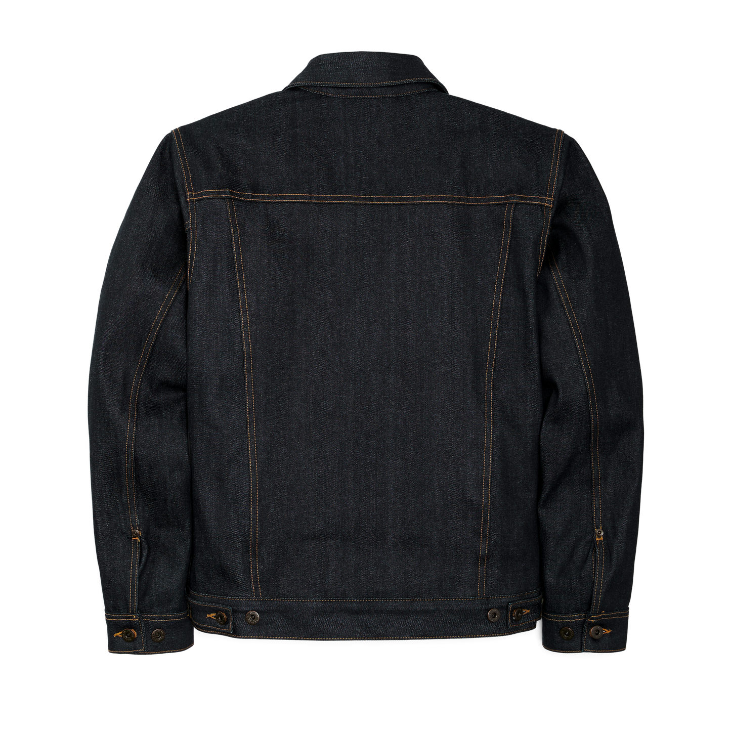 Alternate view of the Filson Lined Denim Short Cruiser Jacket - Raw Indigo