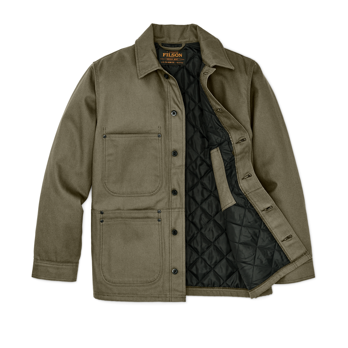 Alternate view of the Filson Worksmith Insulated Jacket - Tarmac