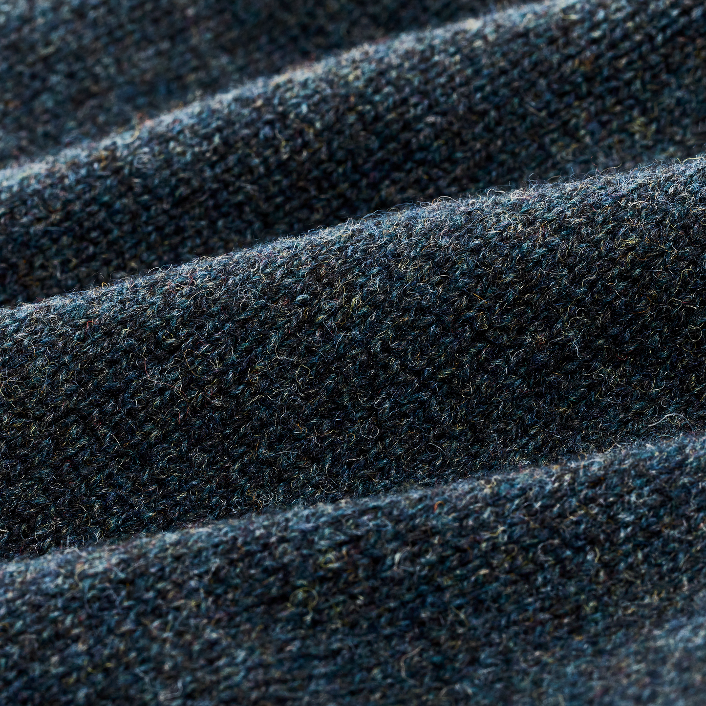 Alternate view of the Filson Heritage 5-gauge Wool Sweater - Blue / Green Melange