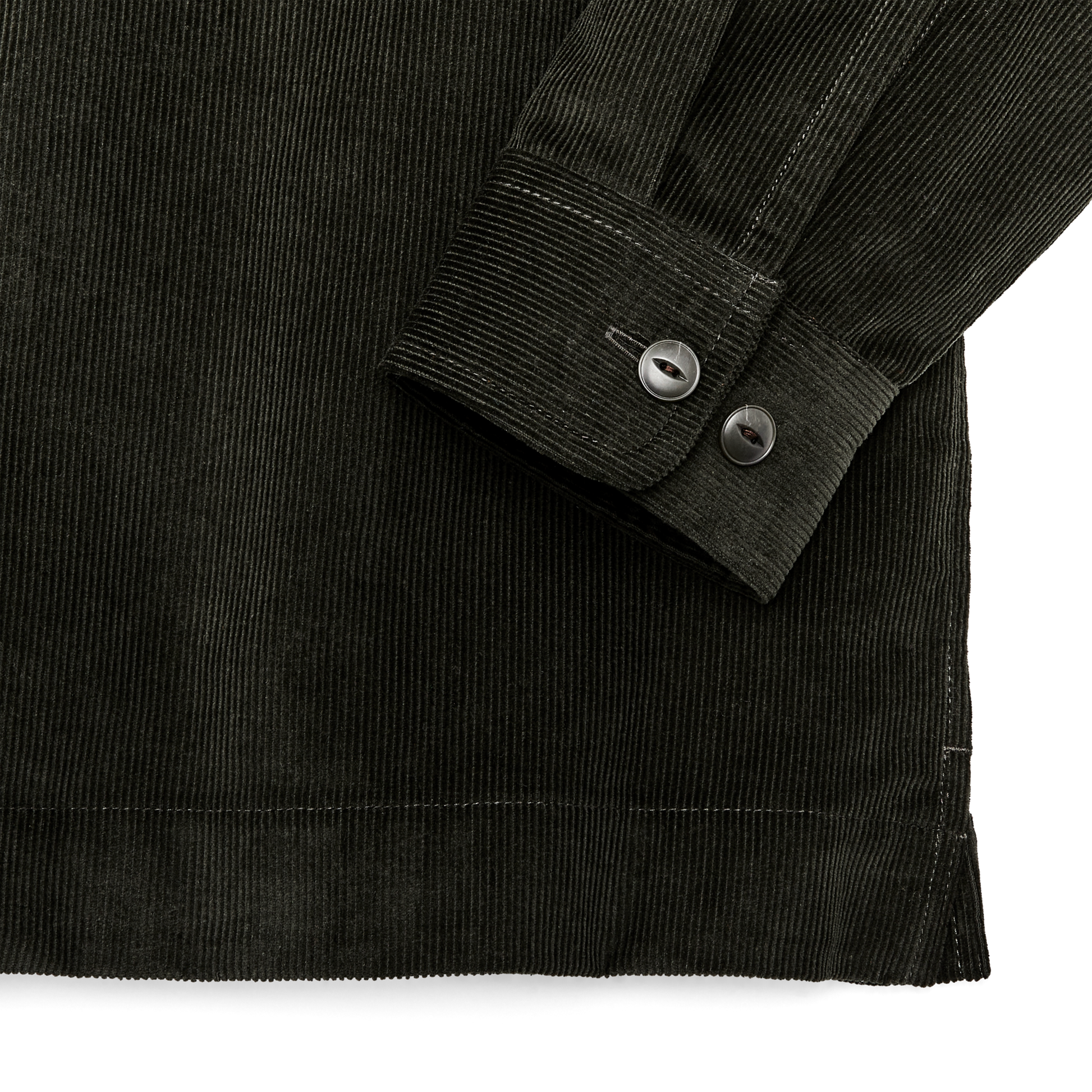 Alternate view of the Filson Corduroy Camp Shirt - Dark Green