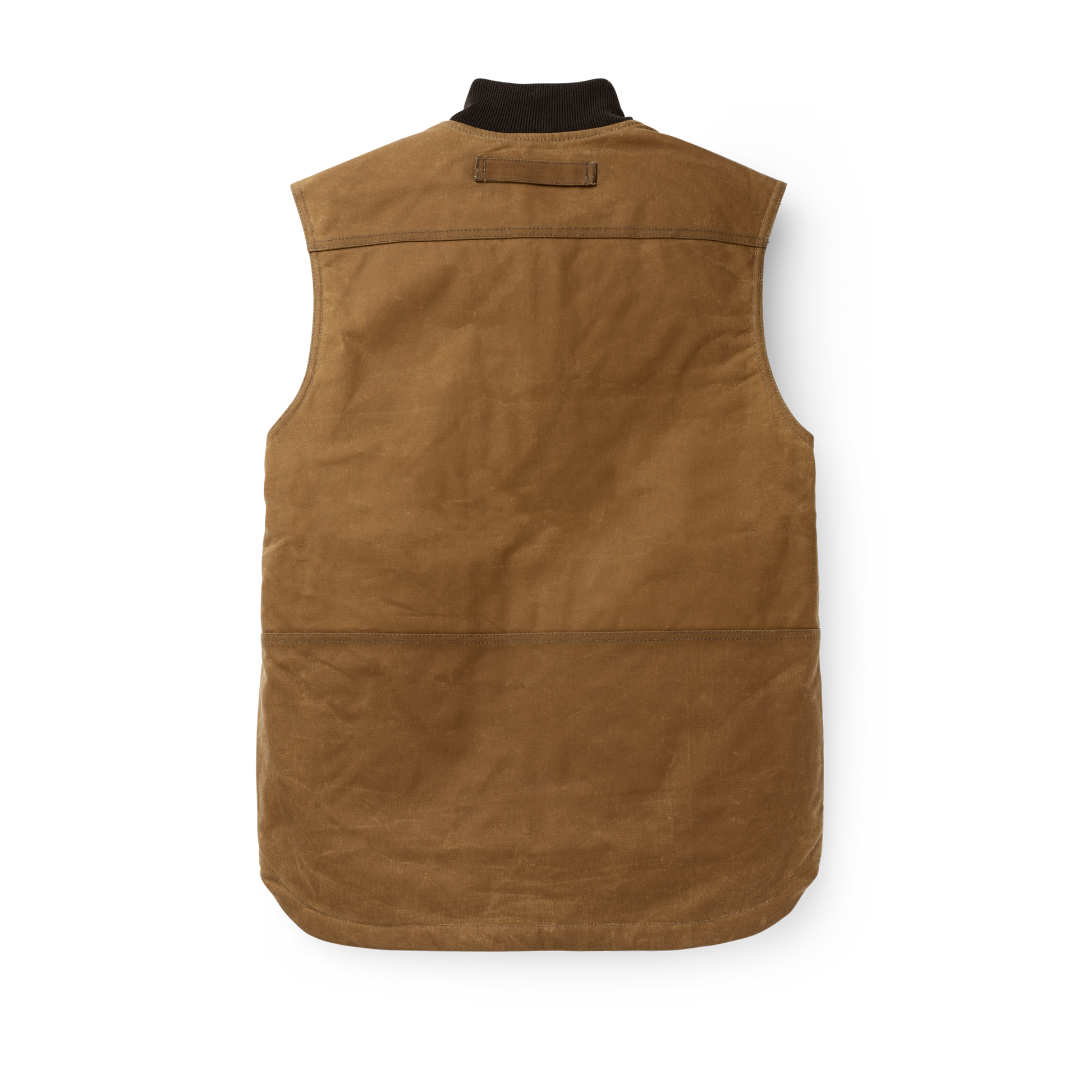 Alternate view of the Filson Tin Cloth Insulated Work Vest - Dark Tan