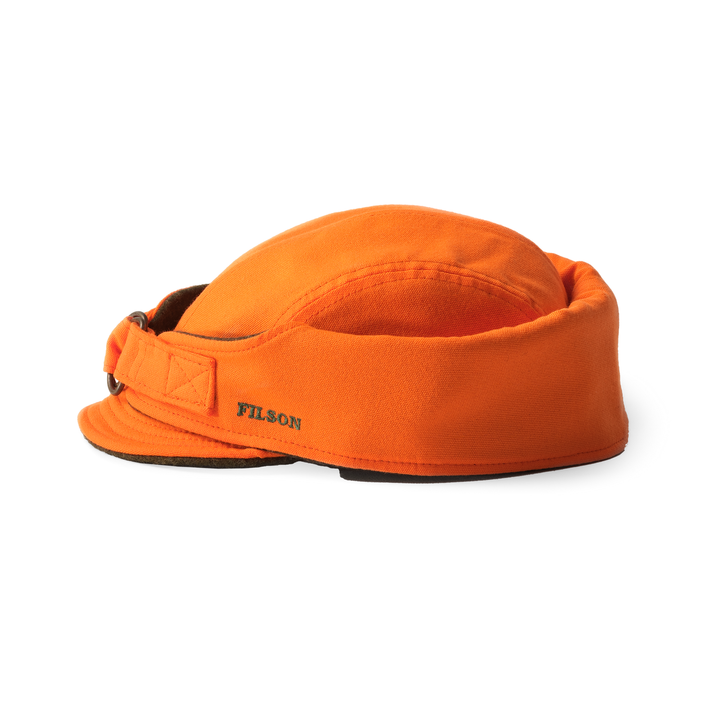 Alternate view of the Filson Big Game/upland Hat - Blaze Orange