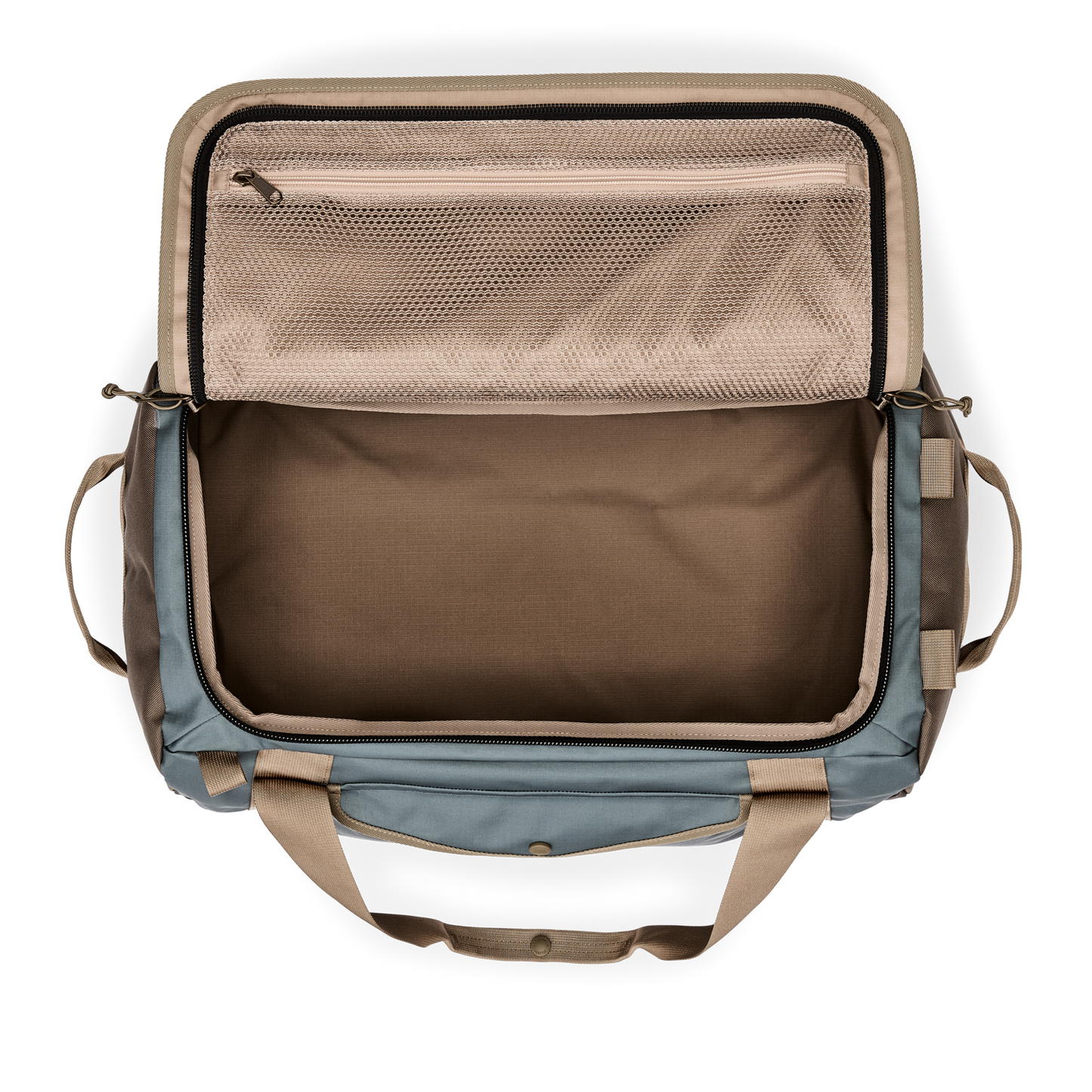 Alternate view of the Filson Scout 50l Duffle - Slate / Canteen / Covert