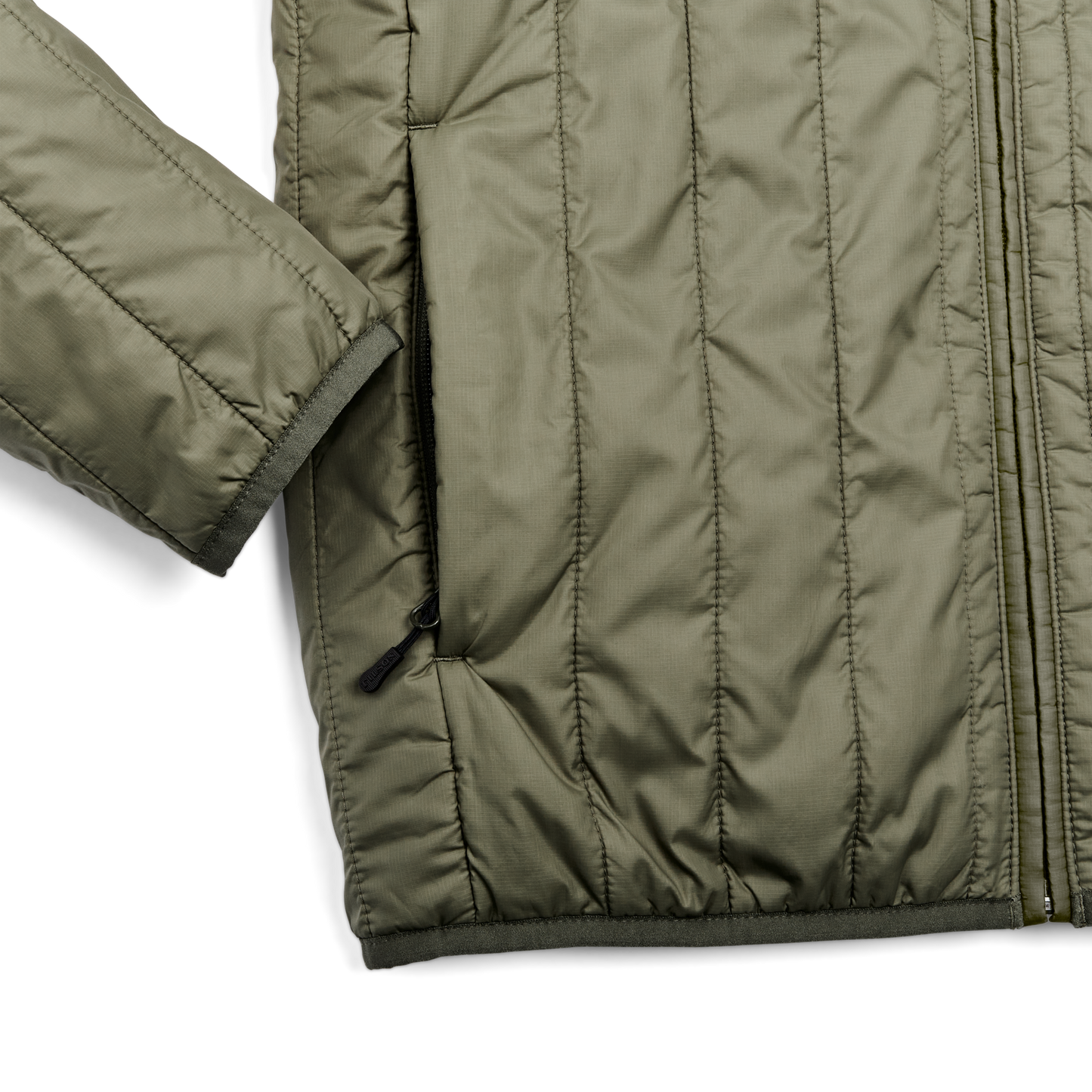 Alternate view of the Filson Ultralight Jacket - Winter Moss