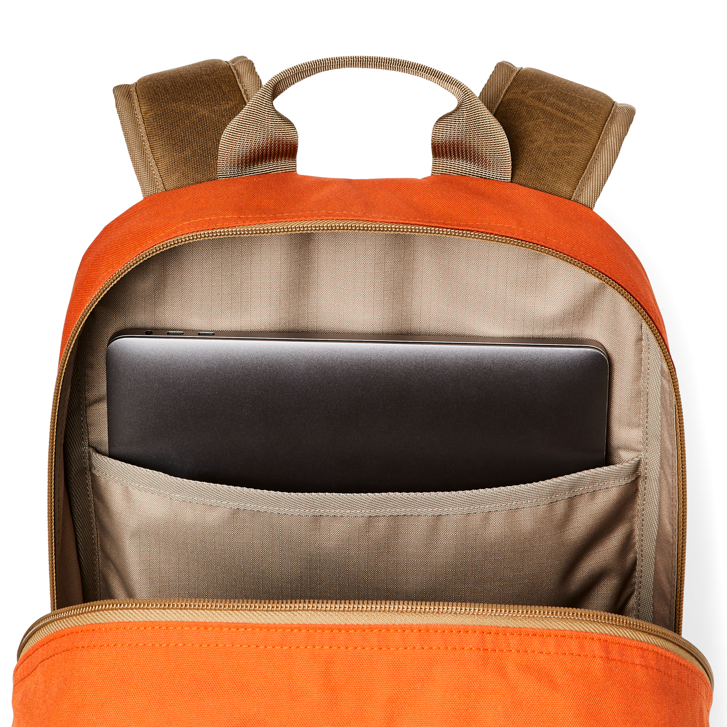 Alternate view of the Filson Surveyor 25l Backpack - Dark Tan / Flame