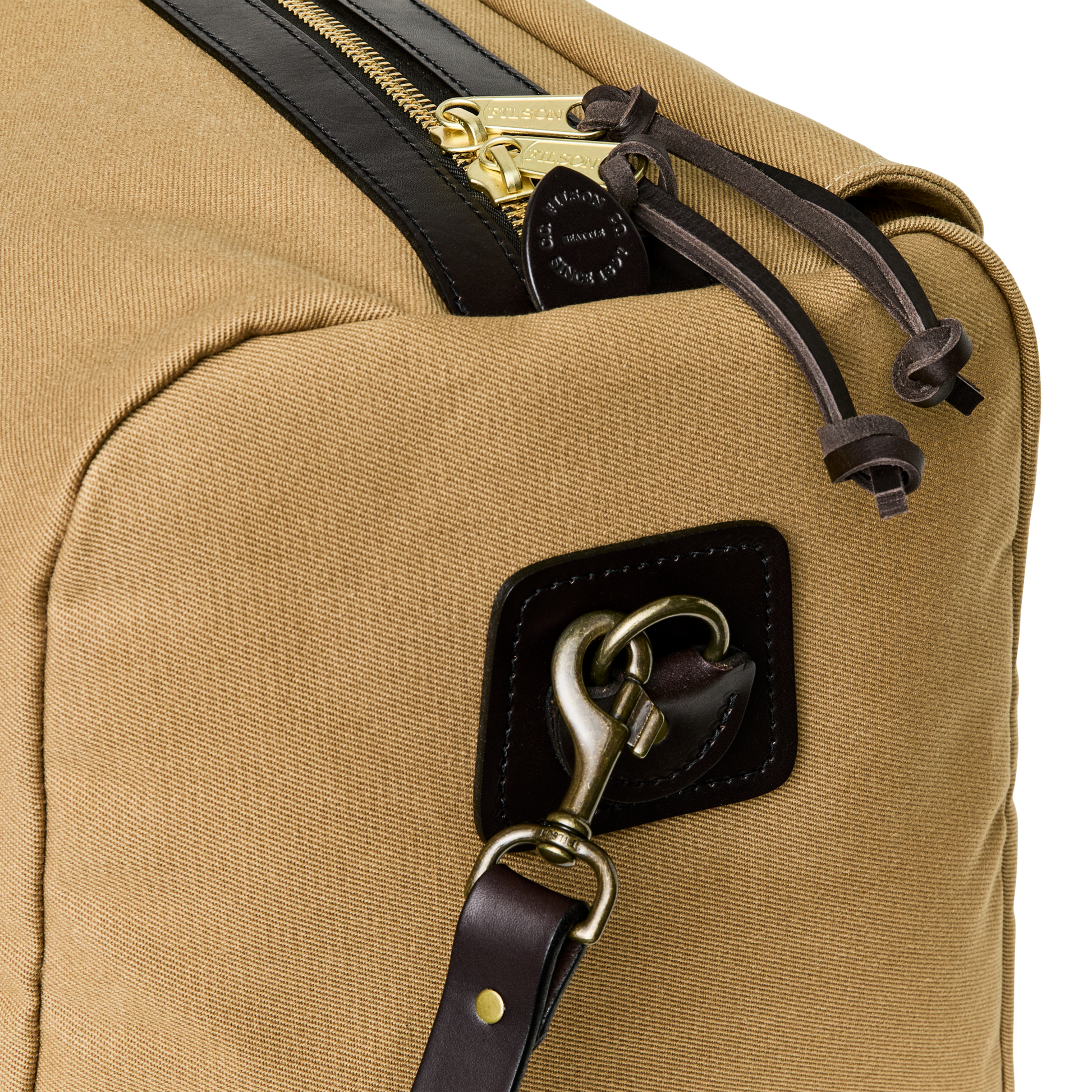 Alternate view of the Filson Large Rugged Twill Duffle Bag - Tan