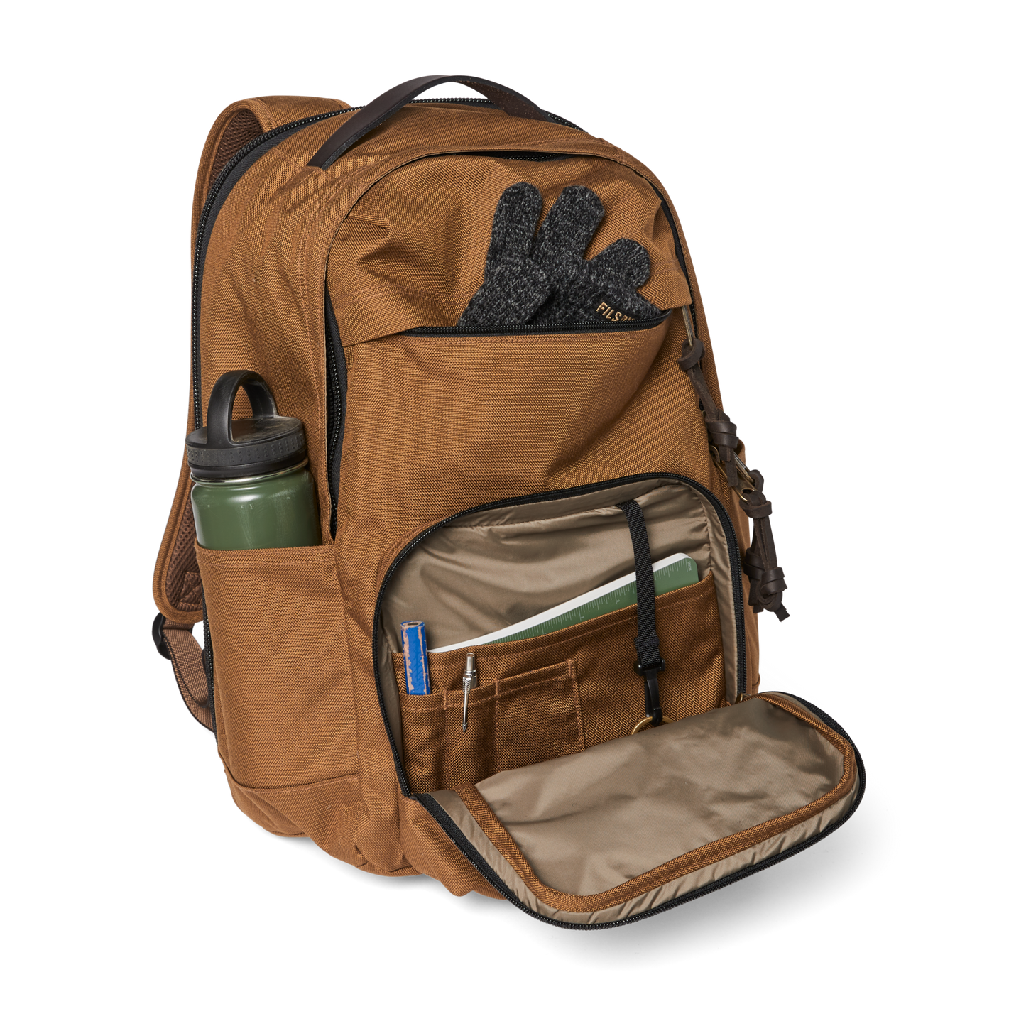 Alternate view of the Filson Dryden Backpack - Whiskey