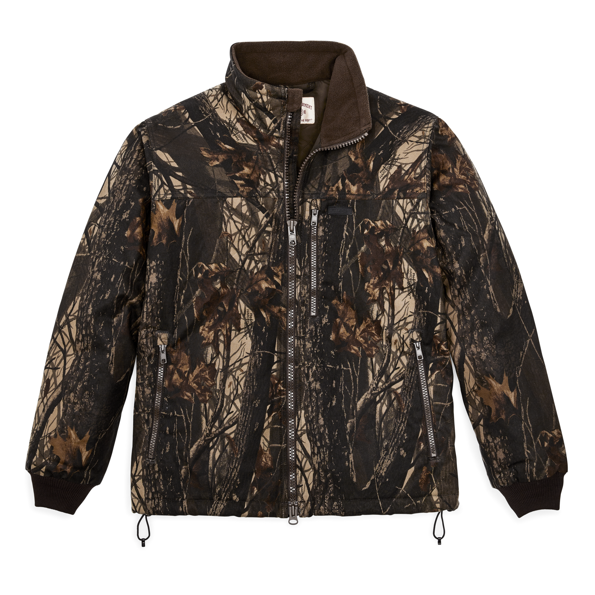 Front-facing image of the Filson Tin Cloth Primaloft¬Æ Jacket - Realtree Hardwoods Camo