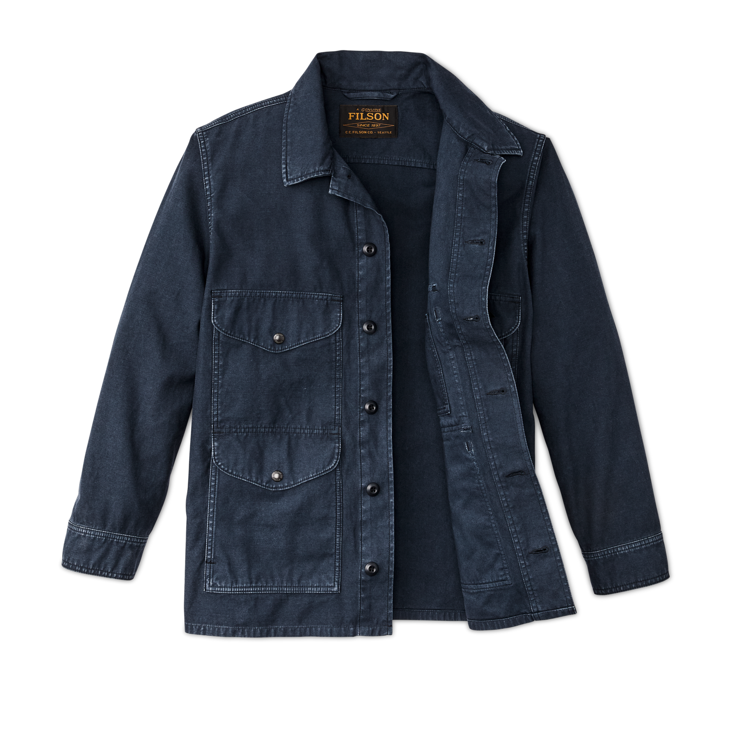 Alternate view of the Filson Field Cruiser Jacket - Blue Mussel