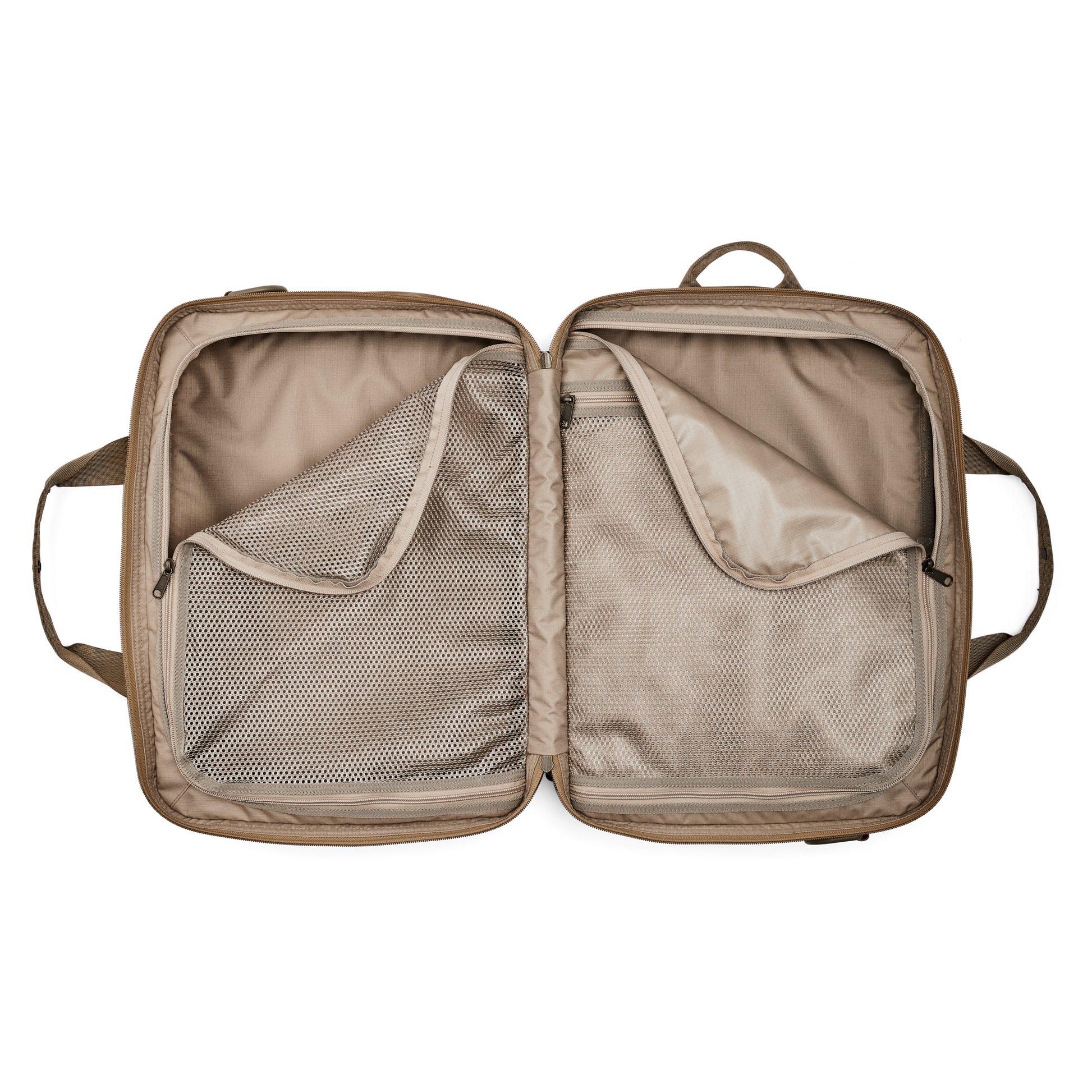 Alternate view of the Filson Surveyor Pullman Pack - Dark Tan / Flame