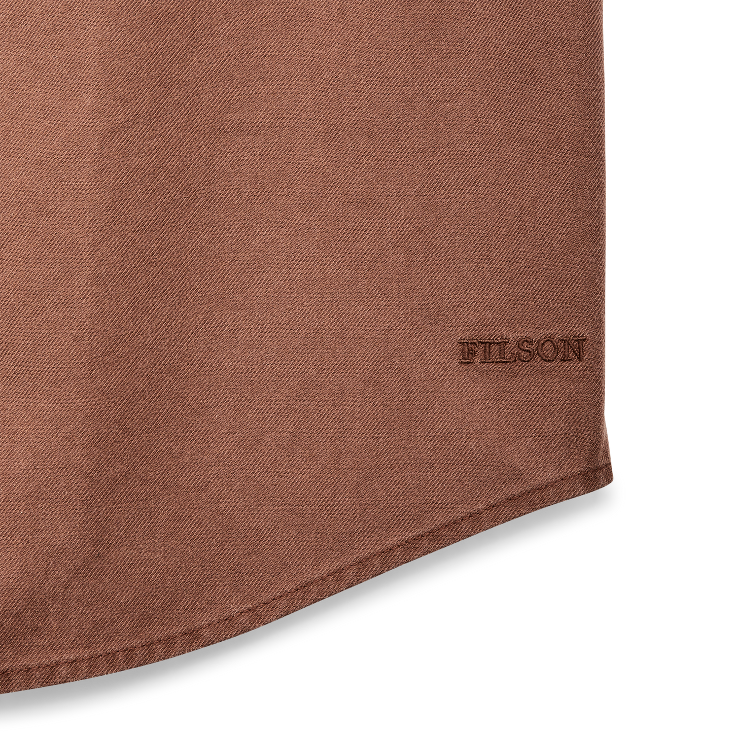 Alternate view of the Filson Short Sleeve Lightweight Alaskan Guide Shirt  - Mahogany Brown