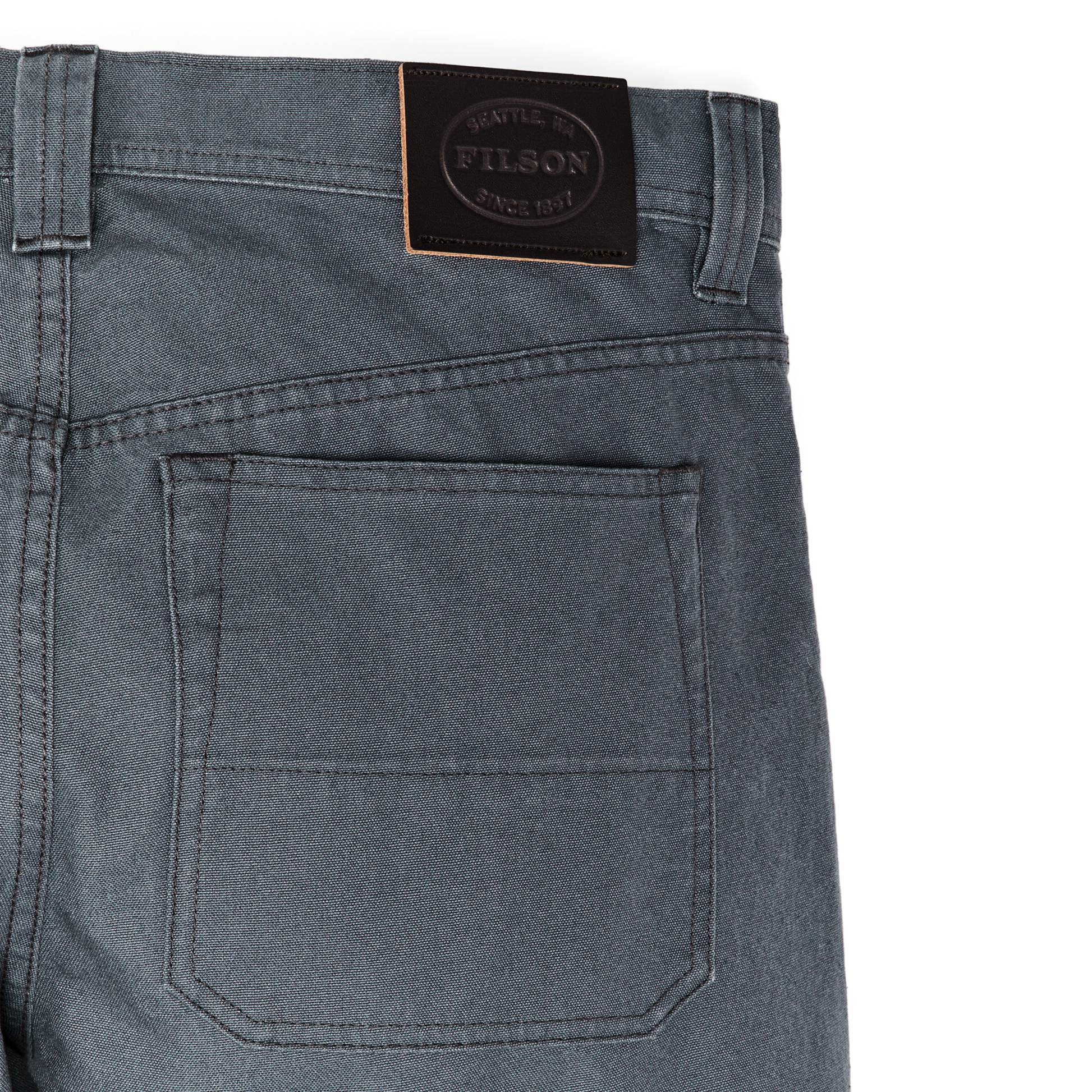 Alternate view of the Filson Dry Tin Cloth 5-pocket Pants - Storm Blue