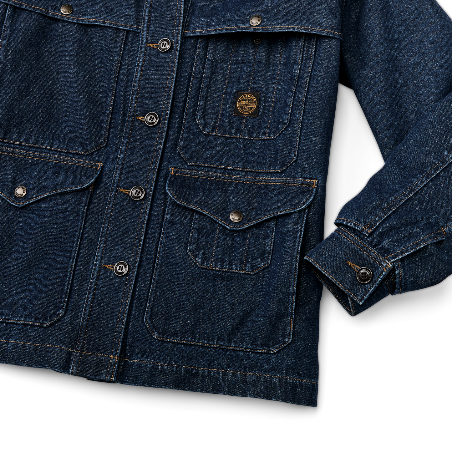 Alternate view of the Filson Women's 9-oz. Denim Cruiser - Dark Rinse