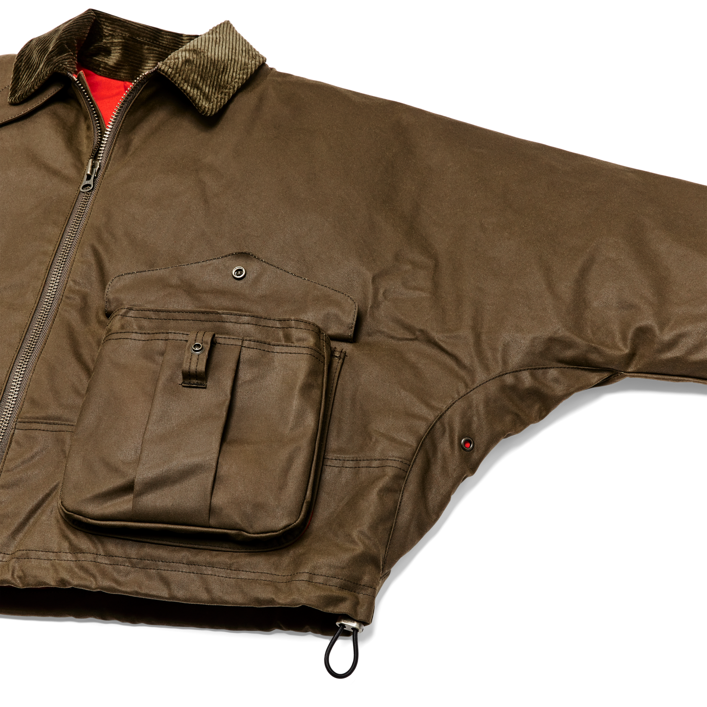 Alternate view of the Filson Women's Shelter Cloth Short Work Jacket - Dark Tan