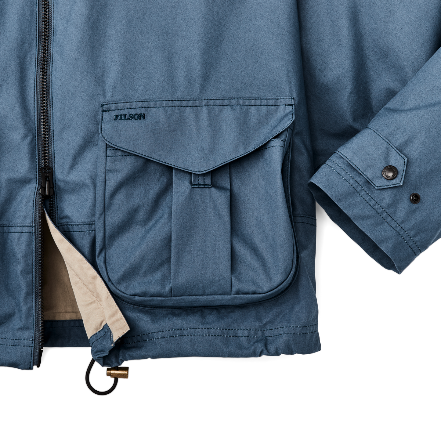 Alternate view of the Filson Women's Aviator Cloth Short Work Jacket - Flag Blue