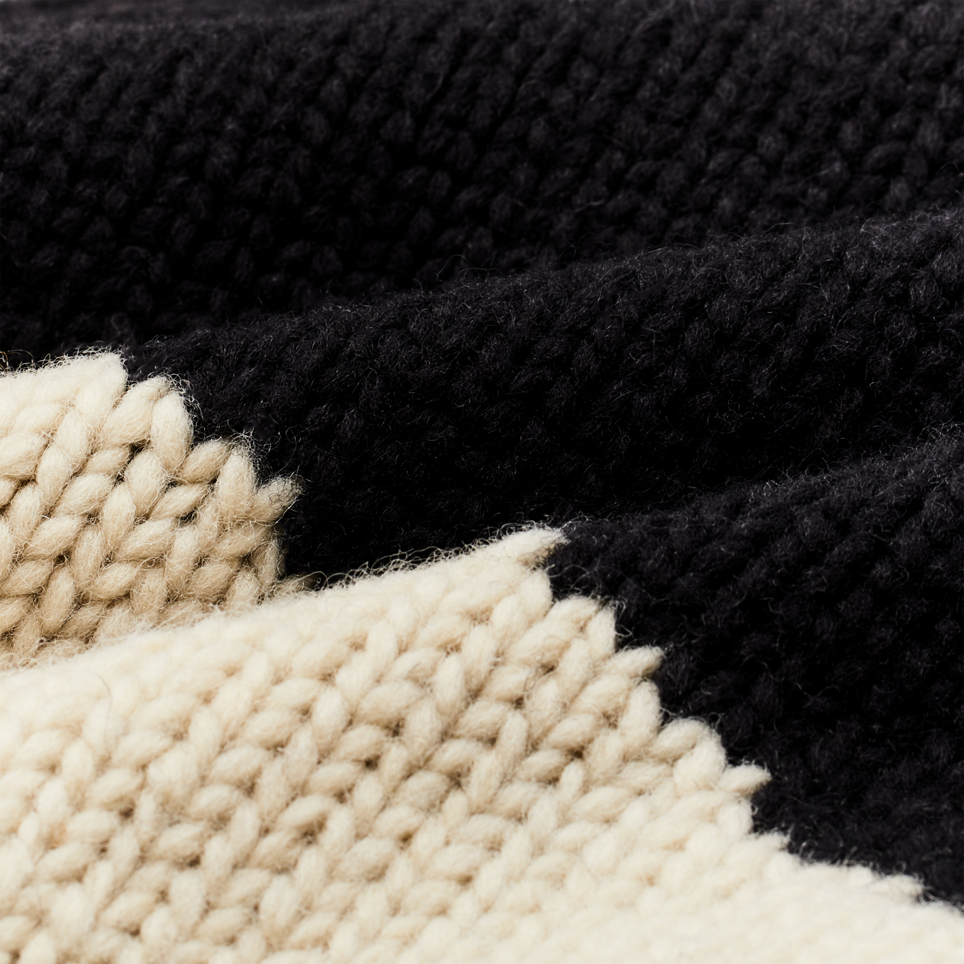 Alternate view of the Filson Handmade Full-zip Sweater - Black / White Polar Bear