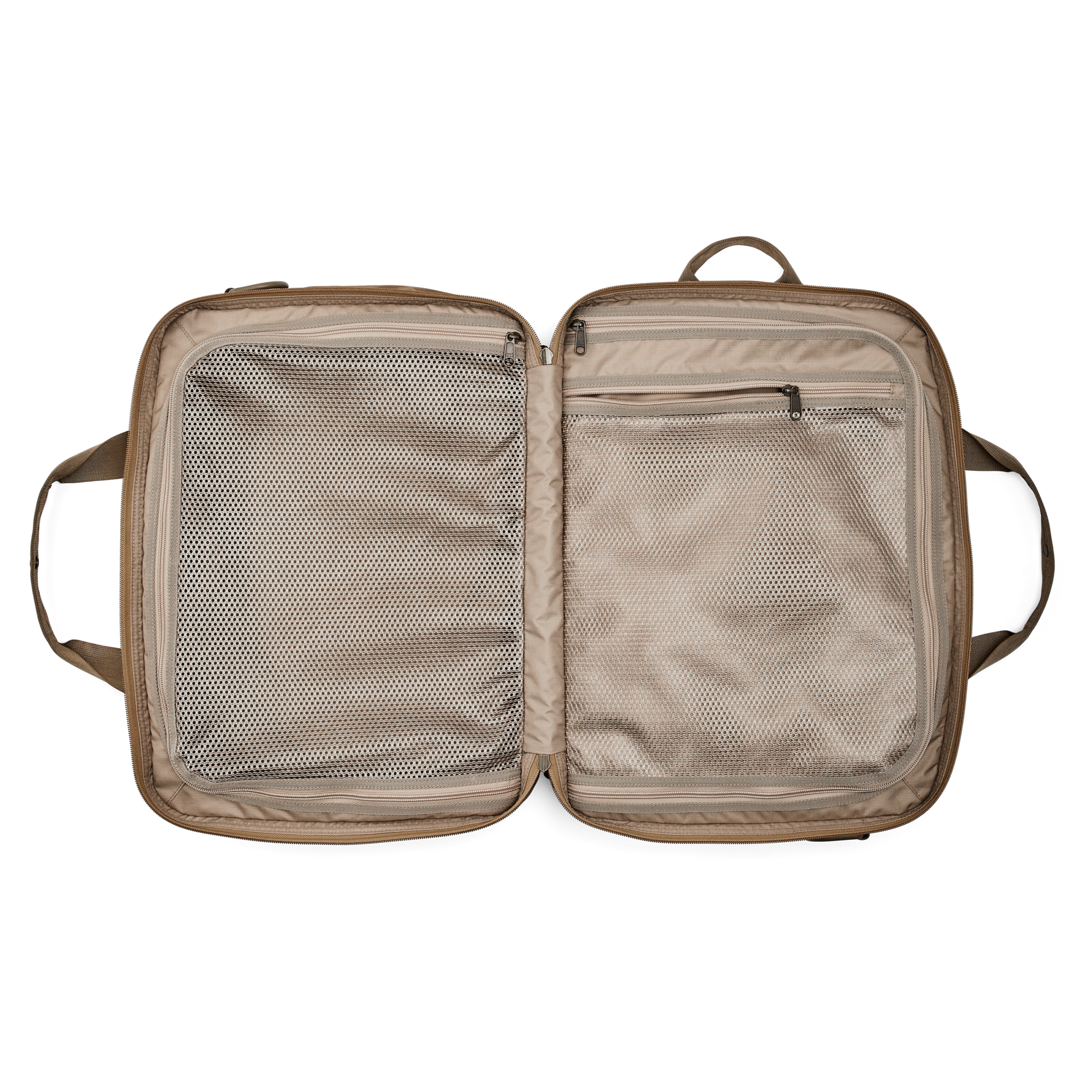 Alternate view of the Filson Surveyor Pullman Pack - Dark Tan / Flame