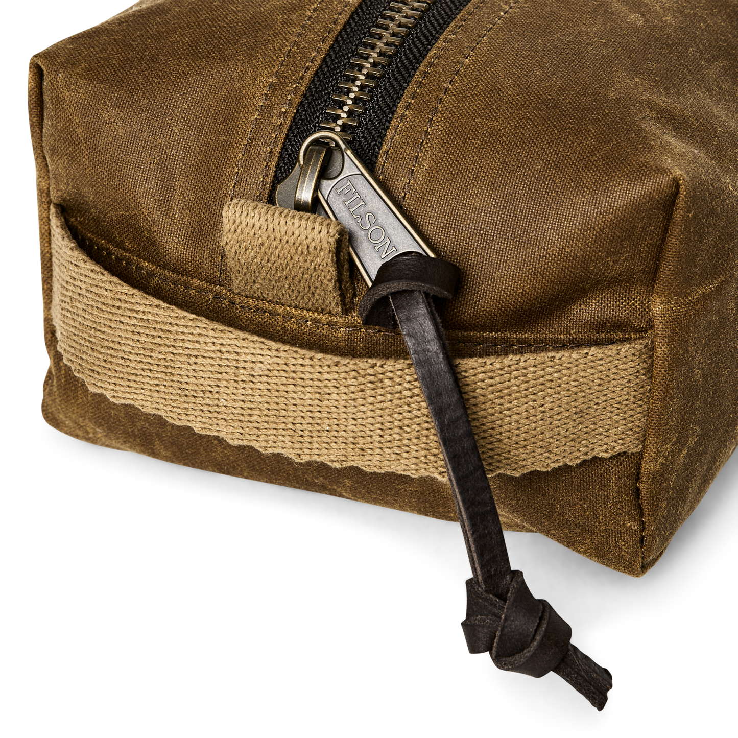 Alternate view of the Filson Tin Cloth Travel Kit - Dark Tan