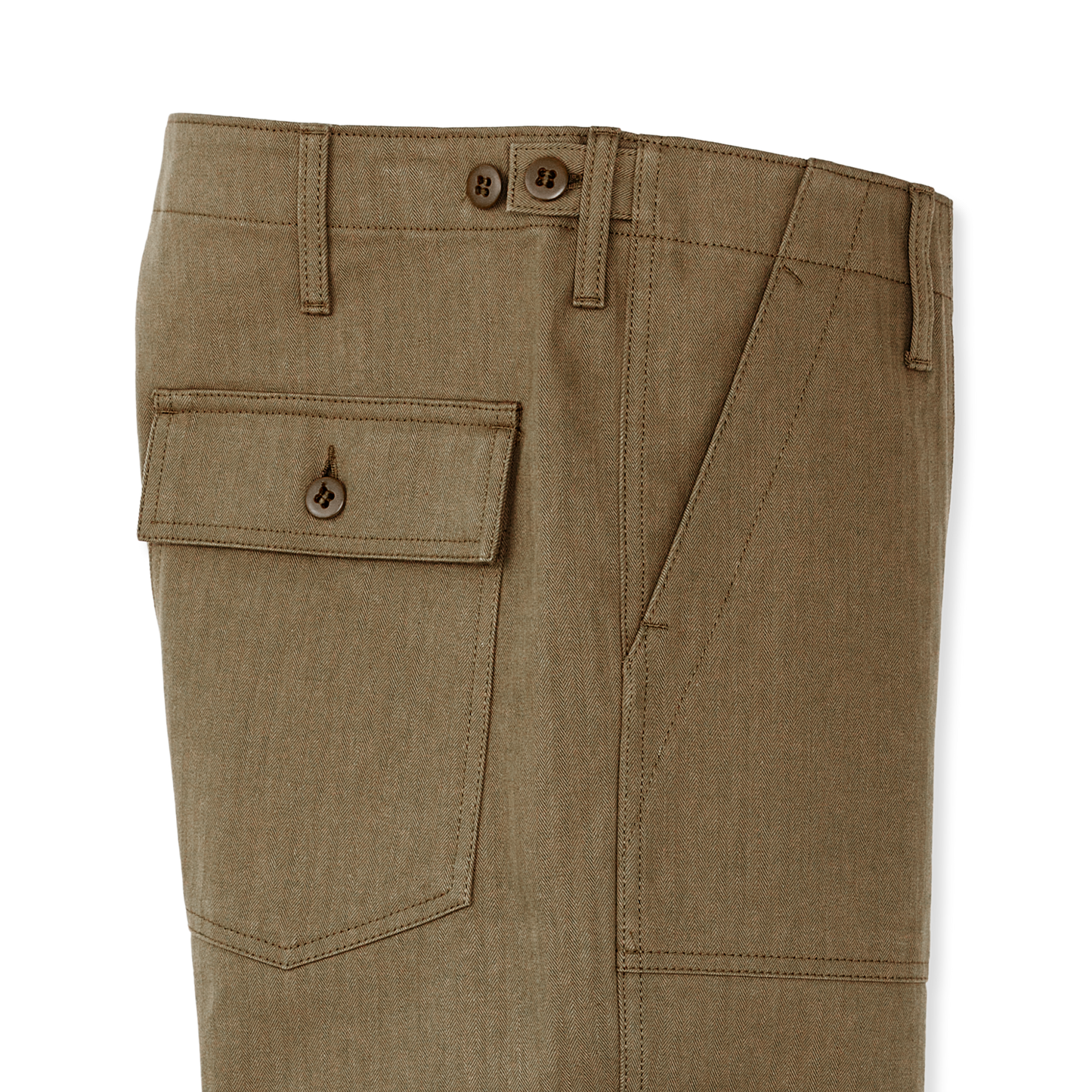 Alternate view of the Filson Supply Pants - Dark Tan