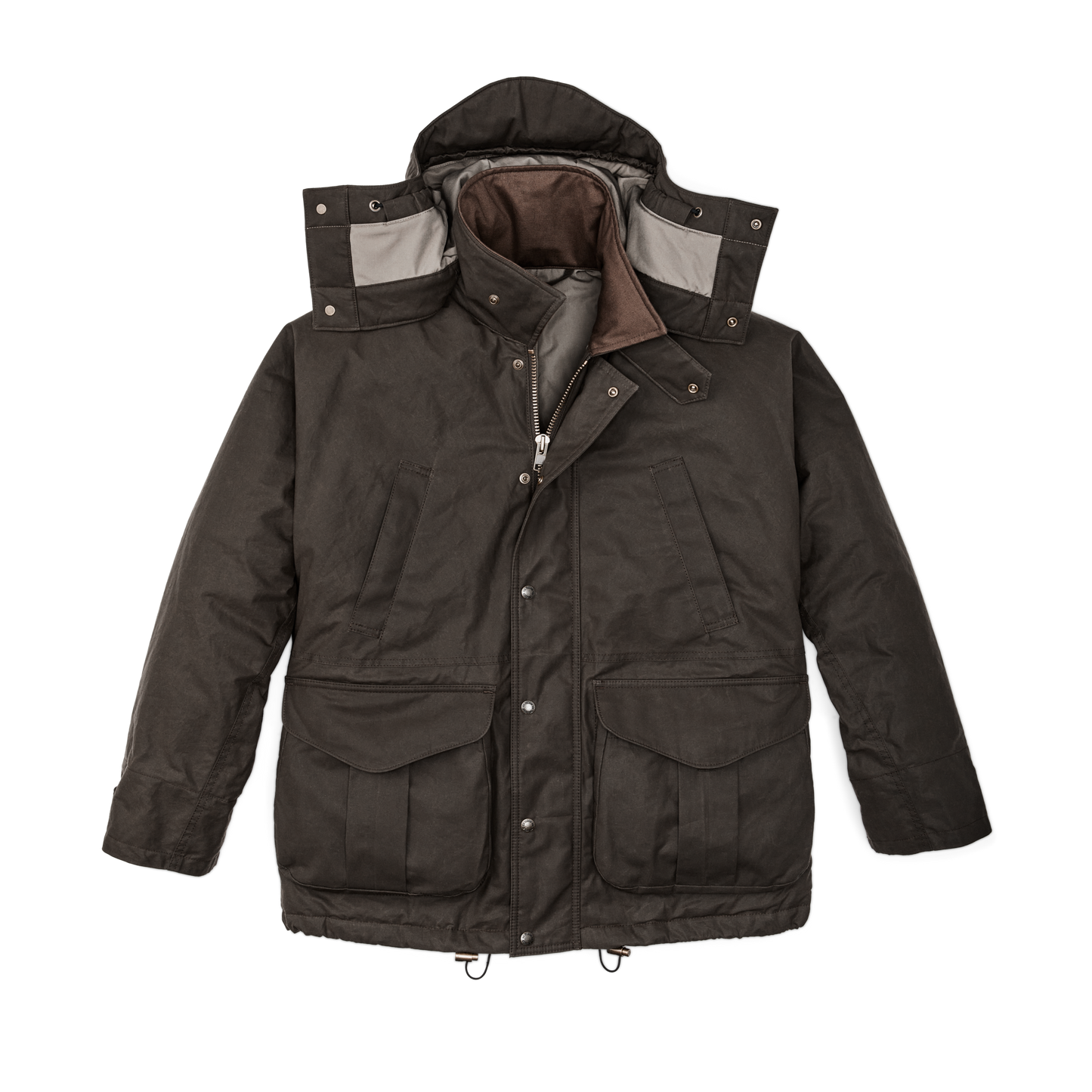 Front-facing image of the Filson Ranger Insulated Field Jacket - Root