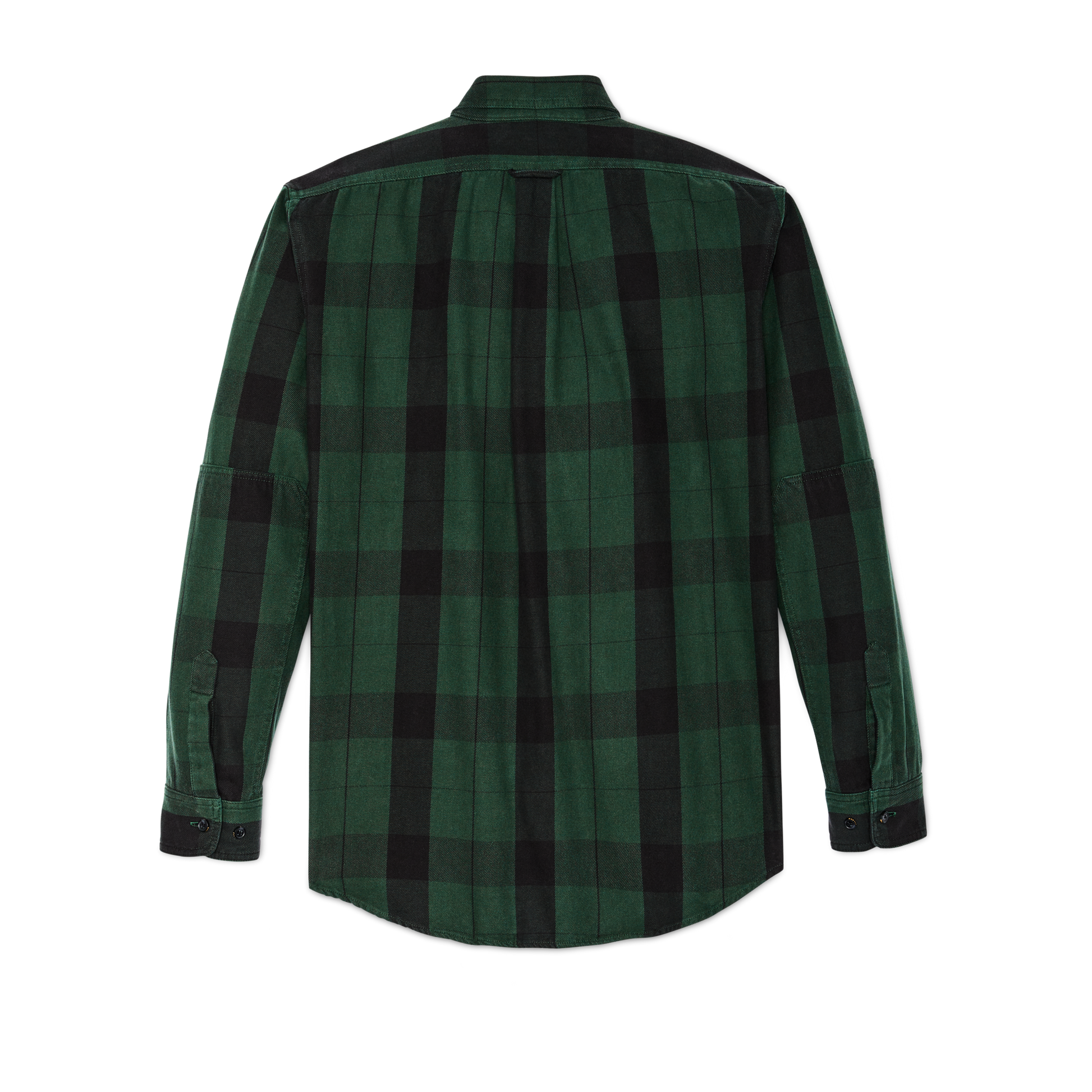 Alternate view of the Filson Vintage Wash Alaskan Guide Shirt - Forest Green / Black