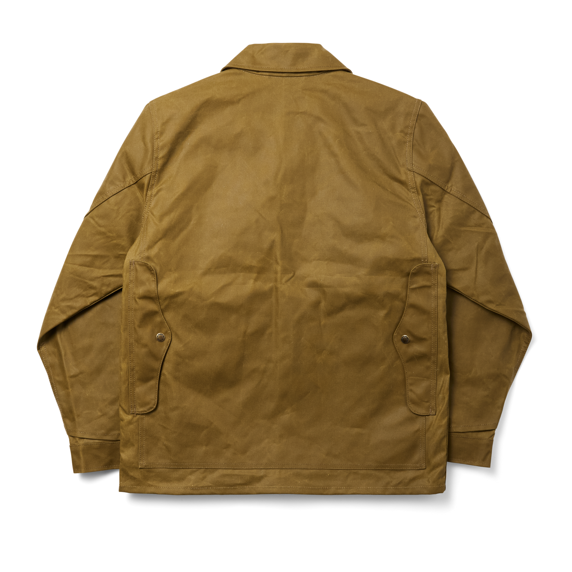 Alternate view of the Filson Lined Tin Cloth Cruiser Jacket - Dark Tan