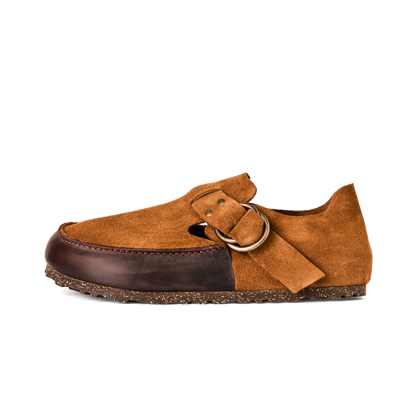 Front-facing image of the Filson Filson X Birkenstock London Methow - Mink / Roast