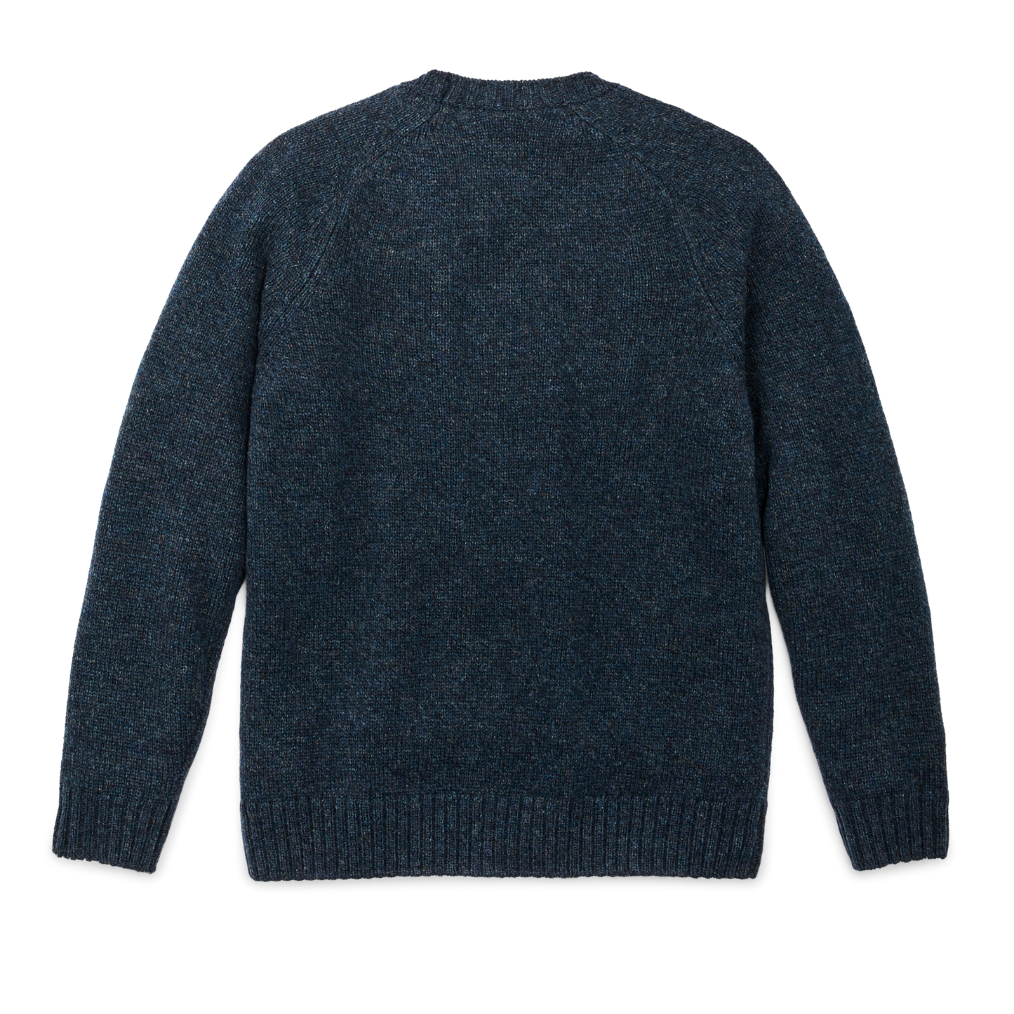 Alternate view of the Filson Heritage 5-gauge Wool Sweater - Blue / Green Melange