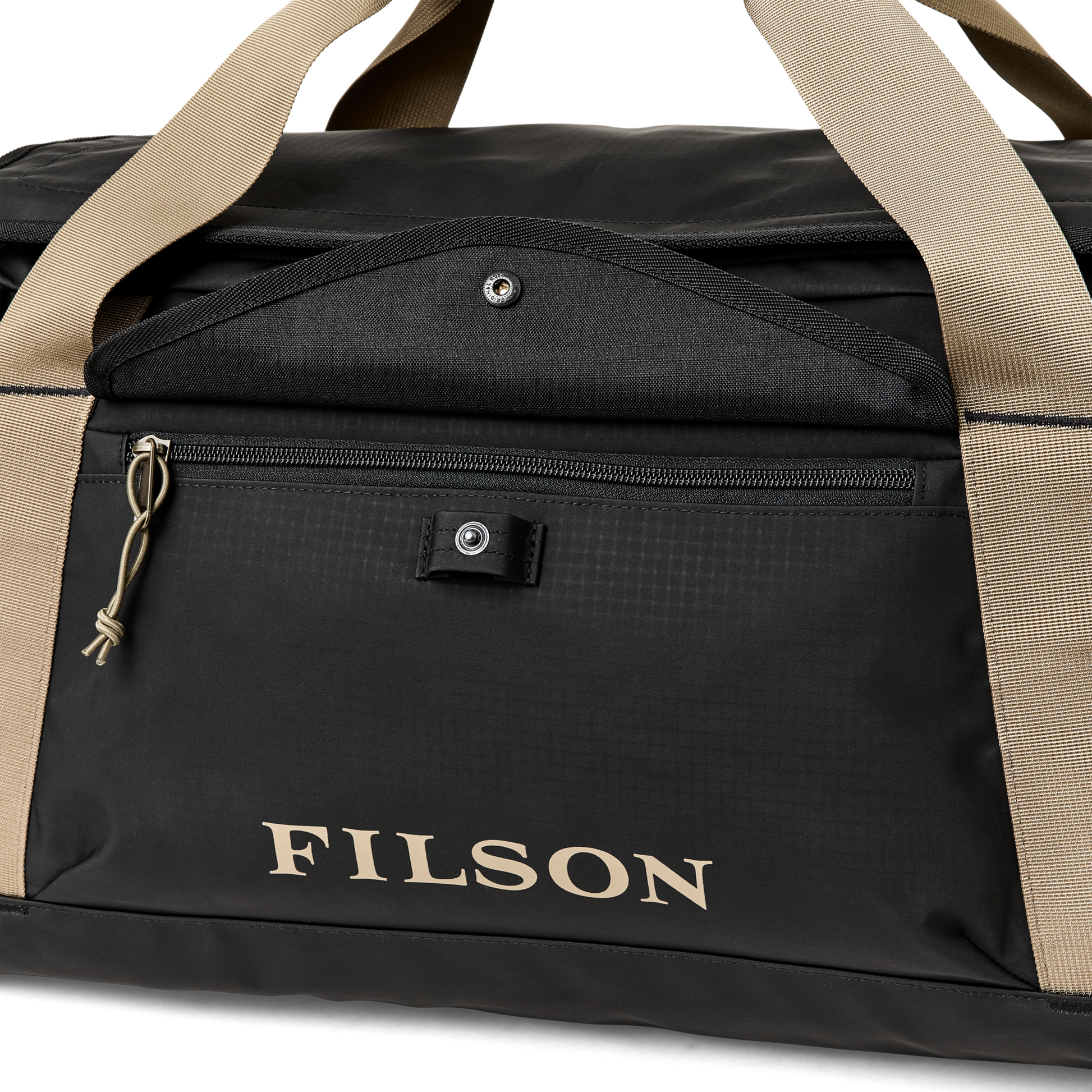 Alternate view of the Filson Scout 50l Duffle - Black / Covert