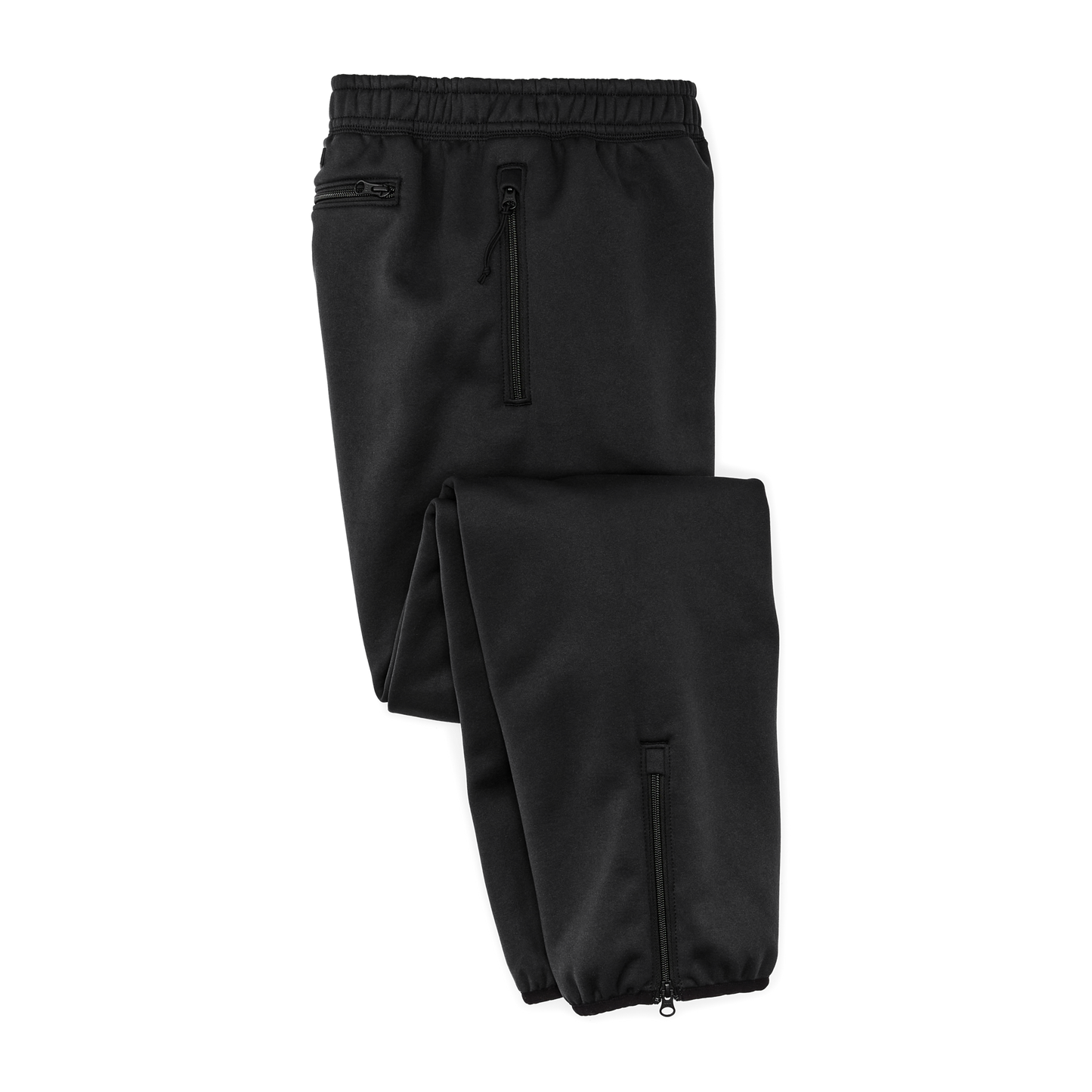 Front-facing image of the Filson Granite Spire Fleece Pant  - Black