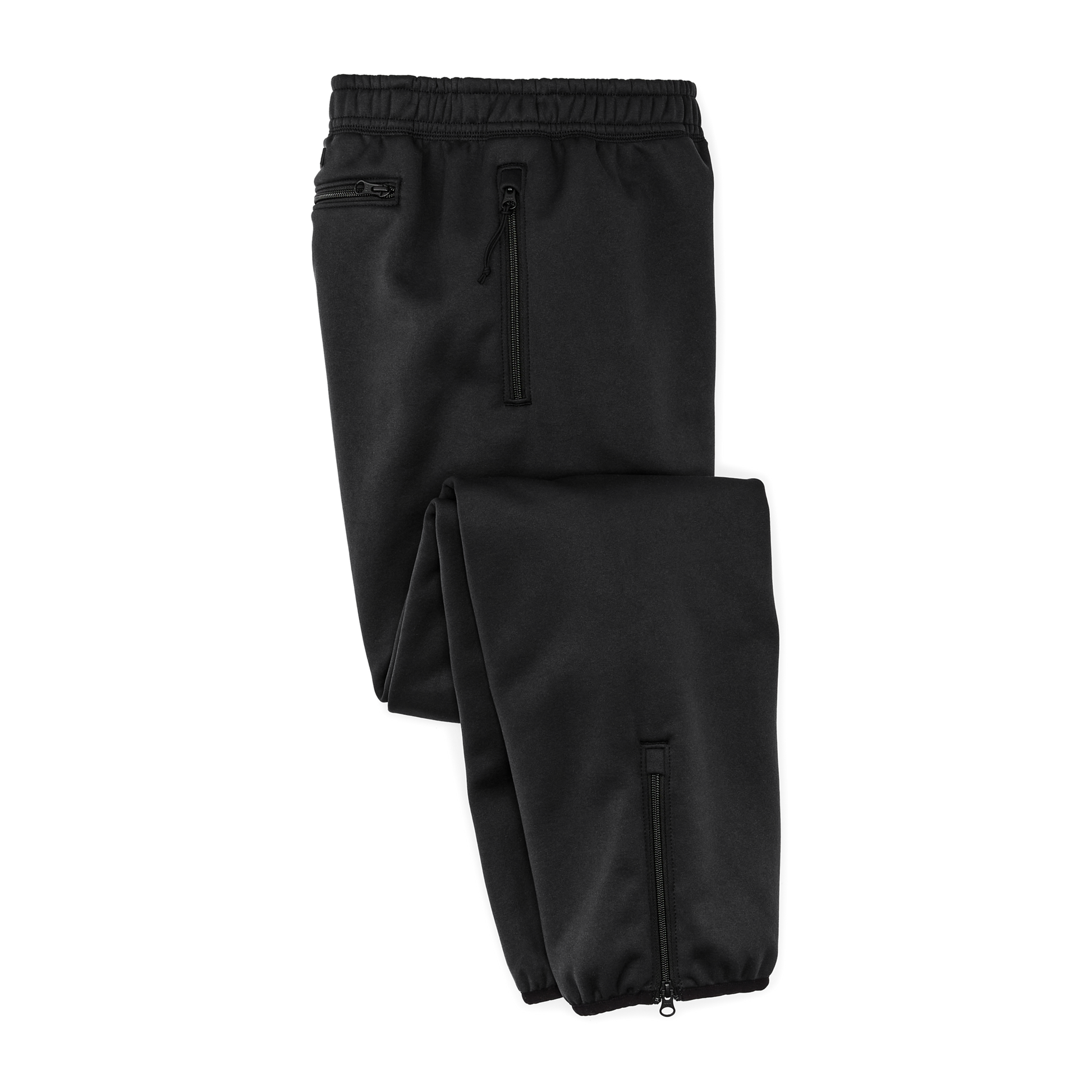 Front-facing image of the Filson Granite Spire Fleece Pant  - Black