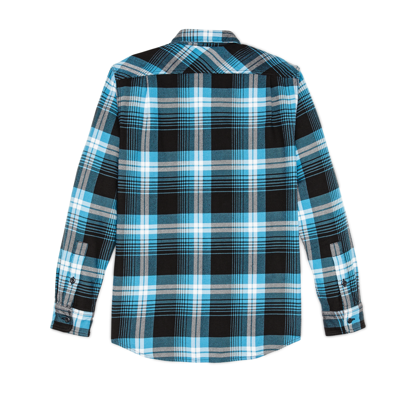 Alternate view of the Filson Vintage Flannel Work Shirt - Blue / Black / Multi Plaid