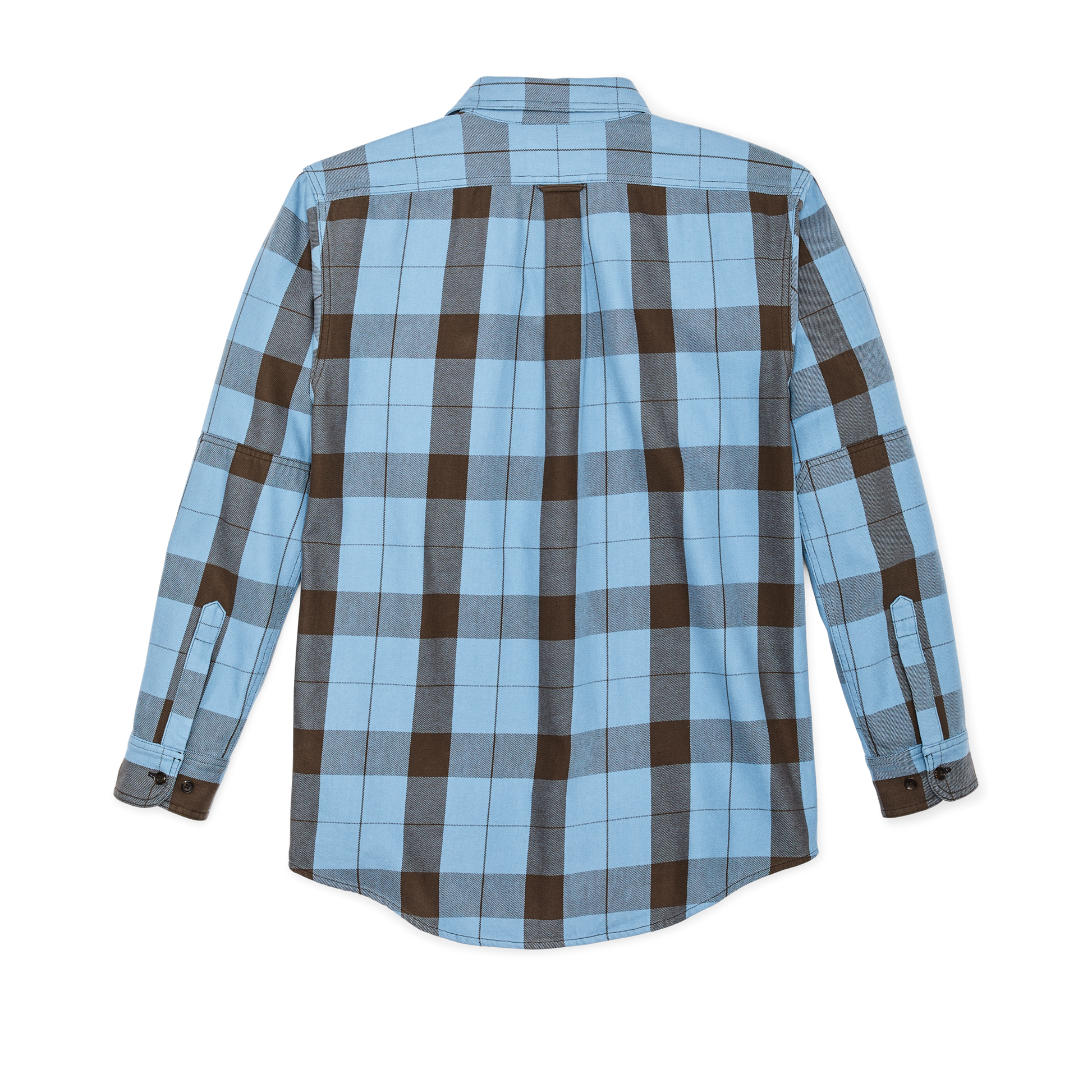 Alternate view of the Filson Vintage Wash Alaskan Guide Shirt - Blue / Dark Brown Plaid