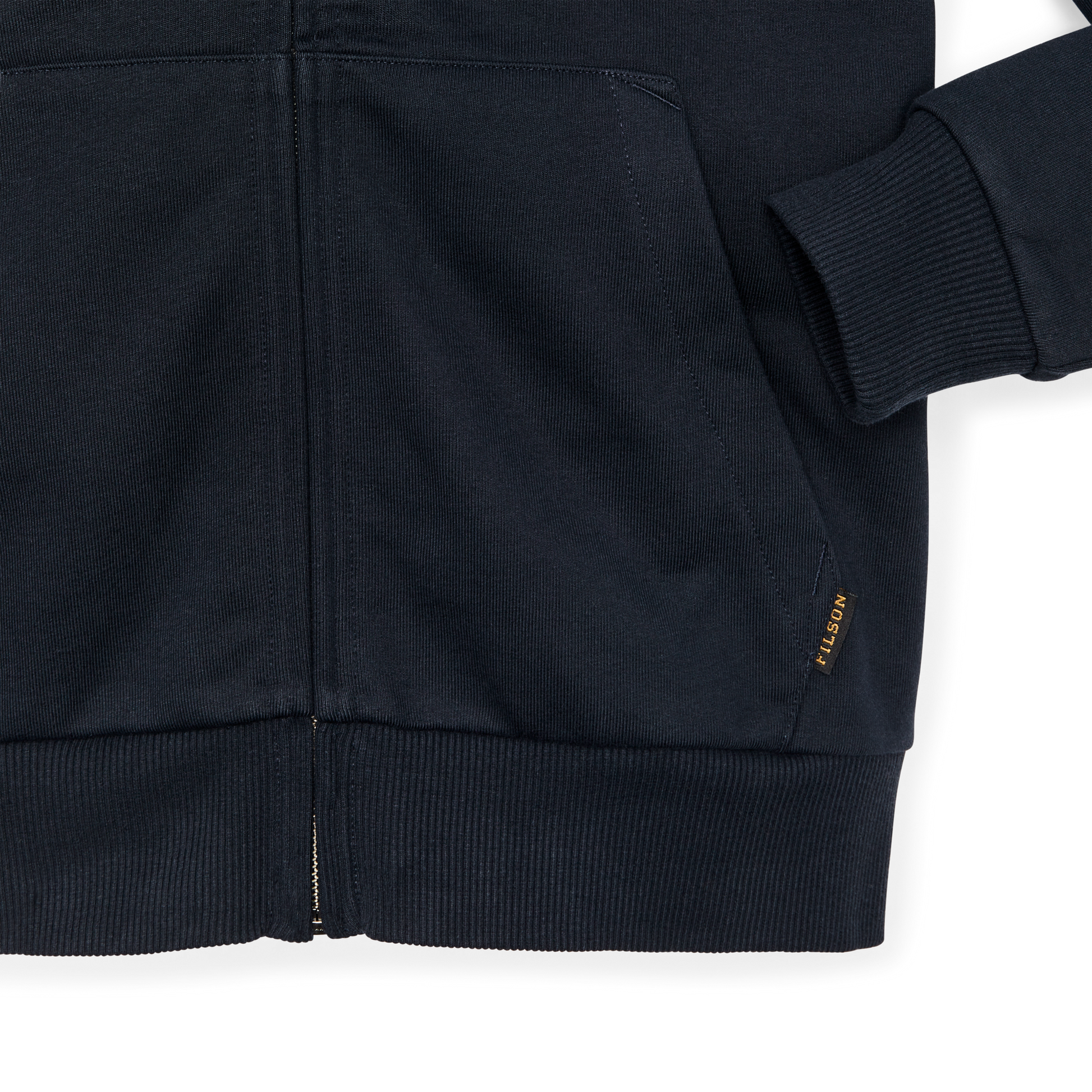 Alternate view of the Filson Prospector Full-zip Hoodie - Navy