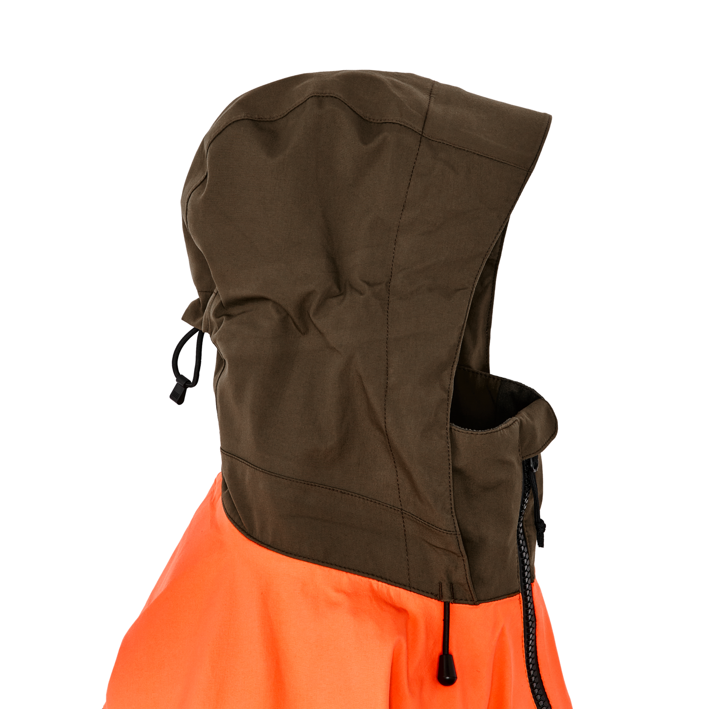 Alternate view of the Filson 3-layer Field Jacket - Dark Tan / Blaze Orange