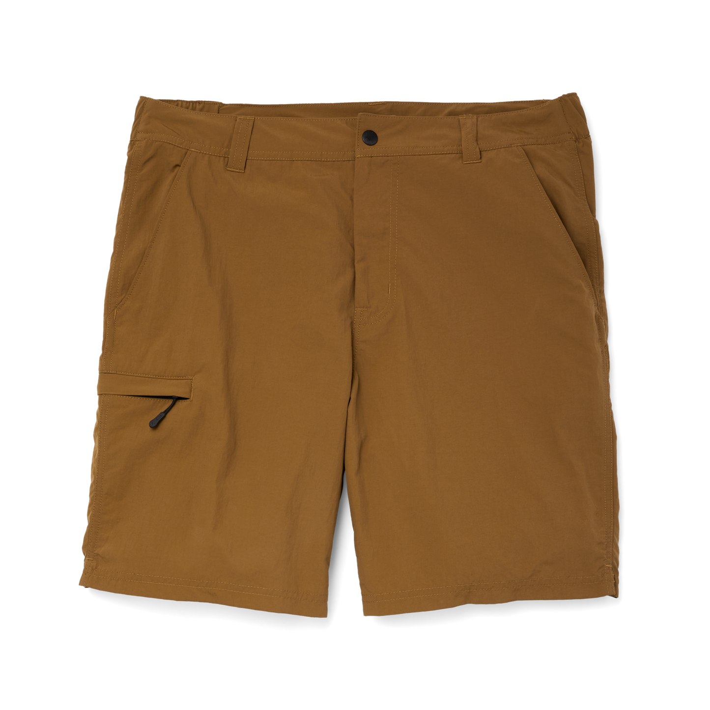 Front-facing image of the Filson Glines Canyon Shorts - Bronze Brown