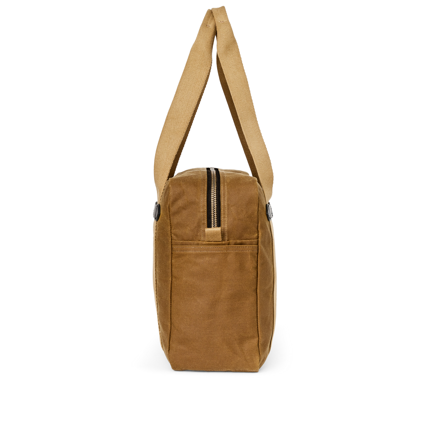 Alternate view of the Filson Tin Cloth Zipper Tote Bag - Dark Tan