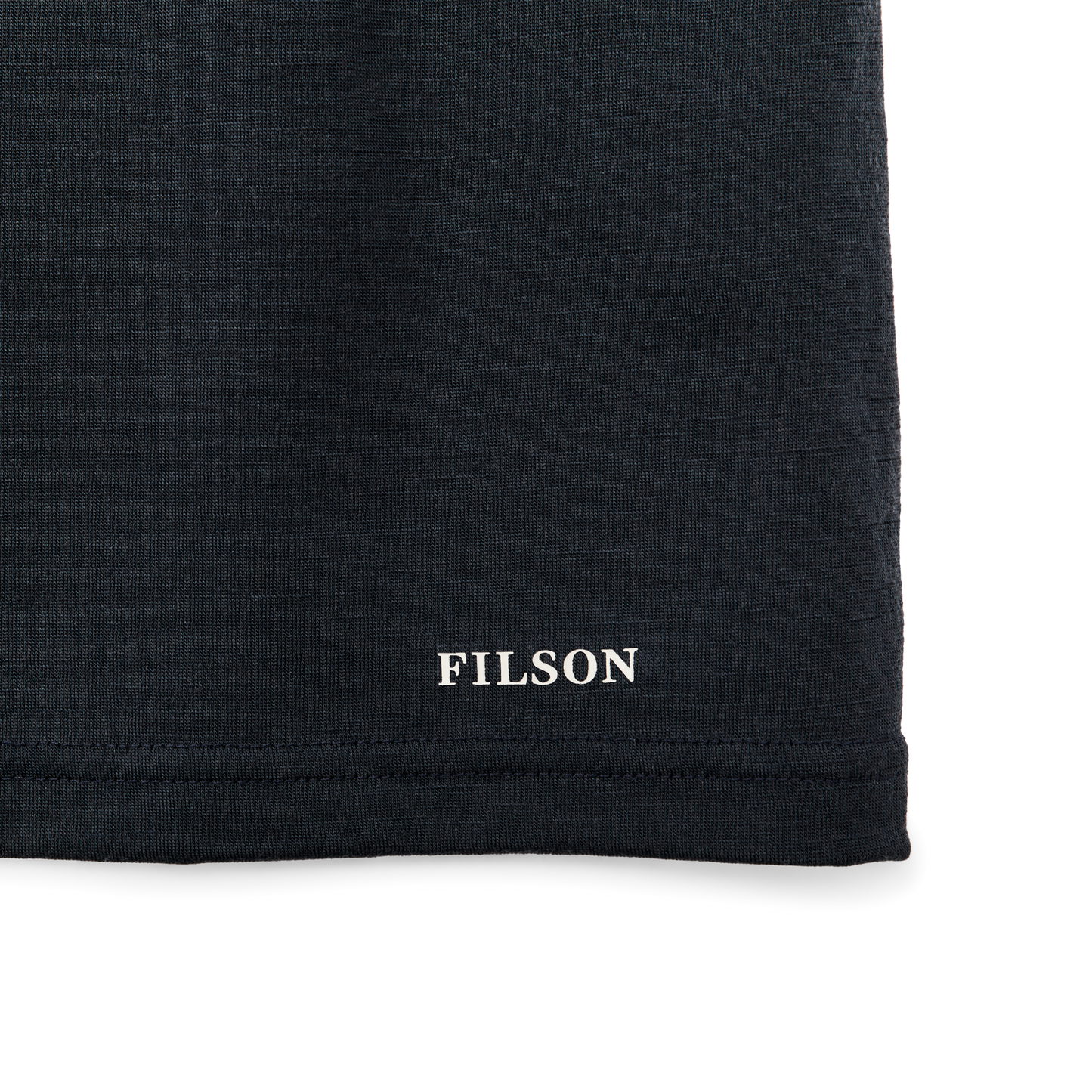 Alternate view of the Filson 210g Merino Wool Short Sleeve Crewneck - Dark Navy